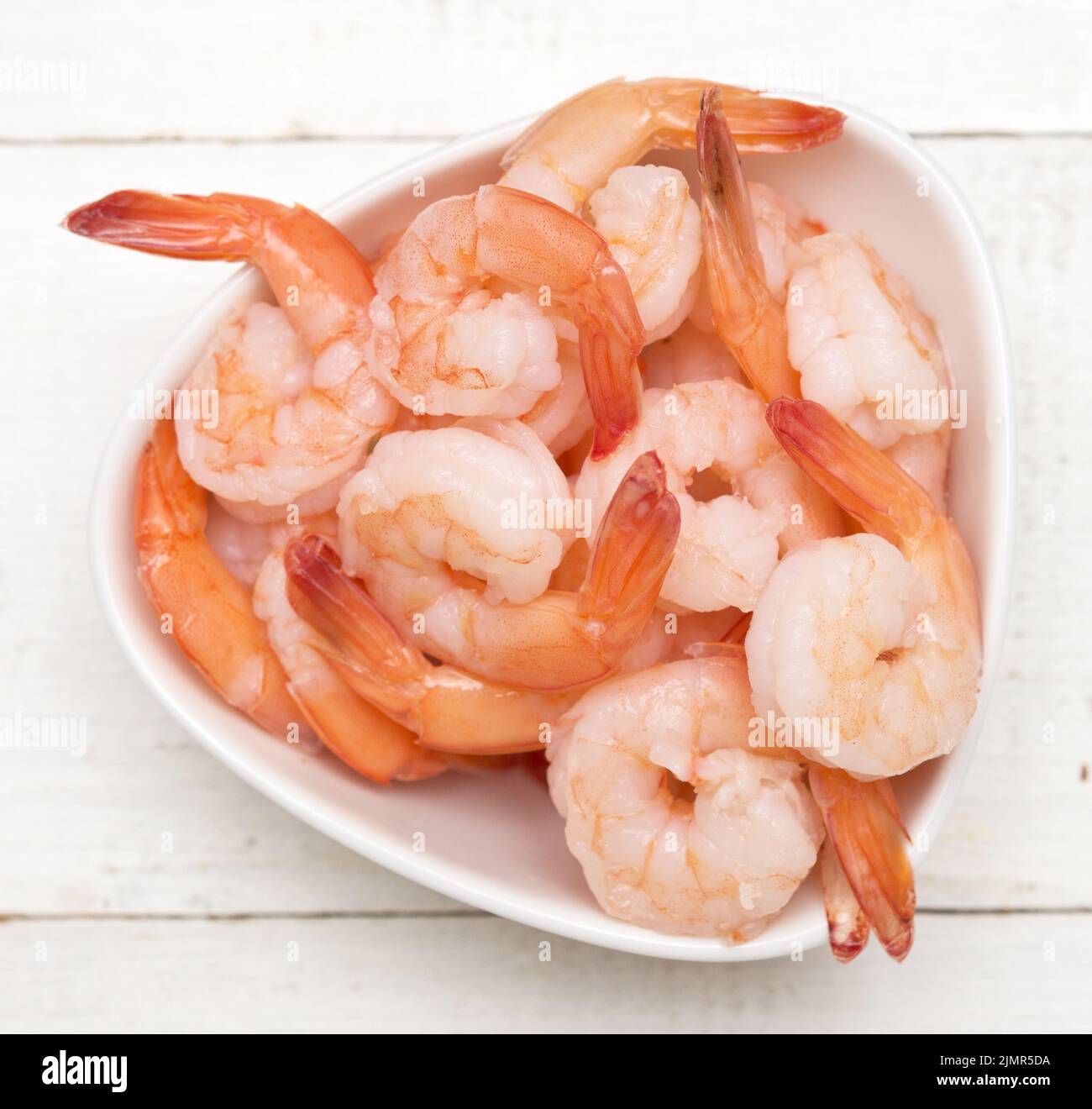 Marinated shrimps Stock Photo