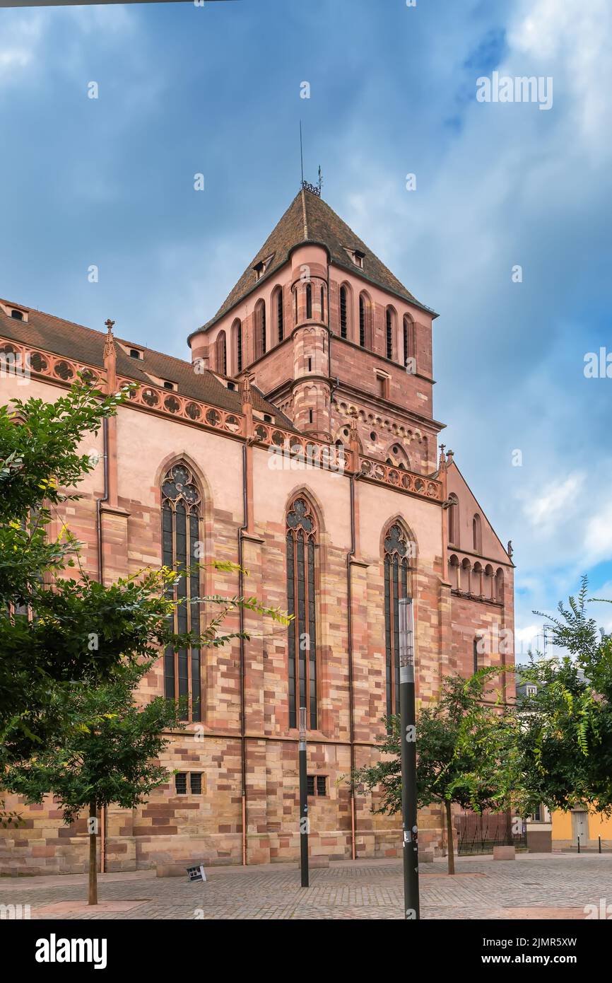 St. Thomas church, Strasbourg, France Stock Photo