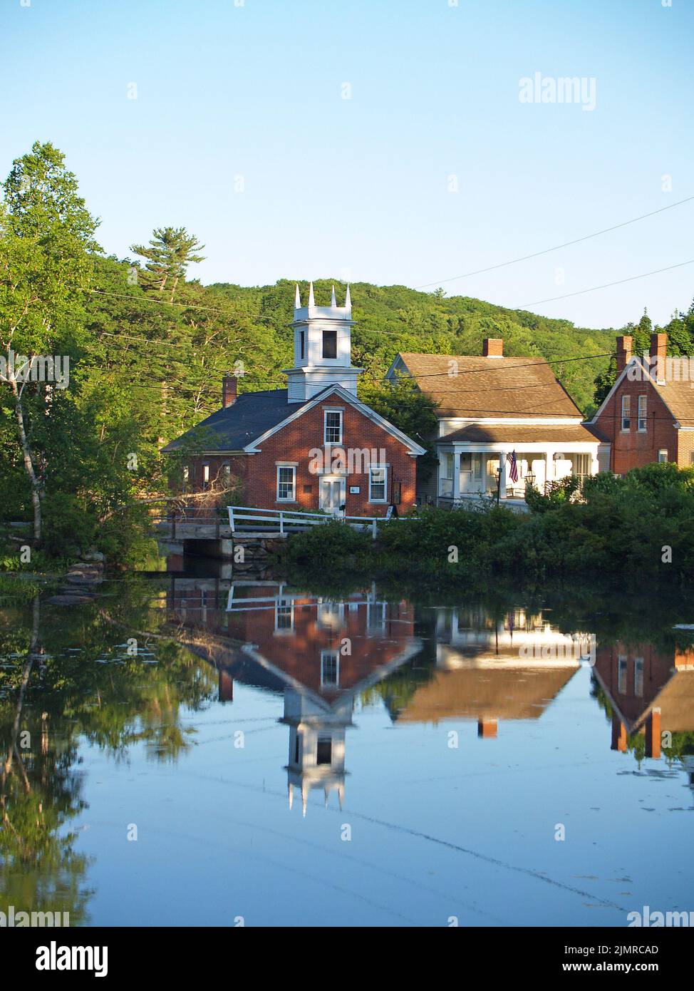 Harrisville, old mill town,New Hampshire Stock Photo