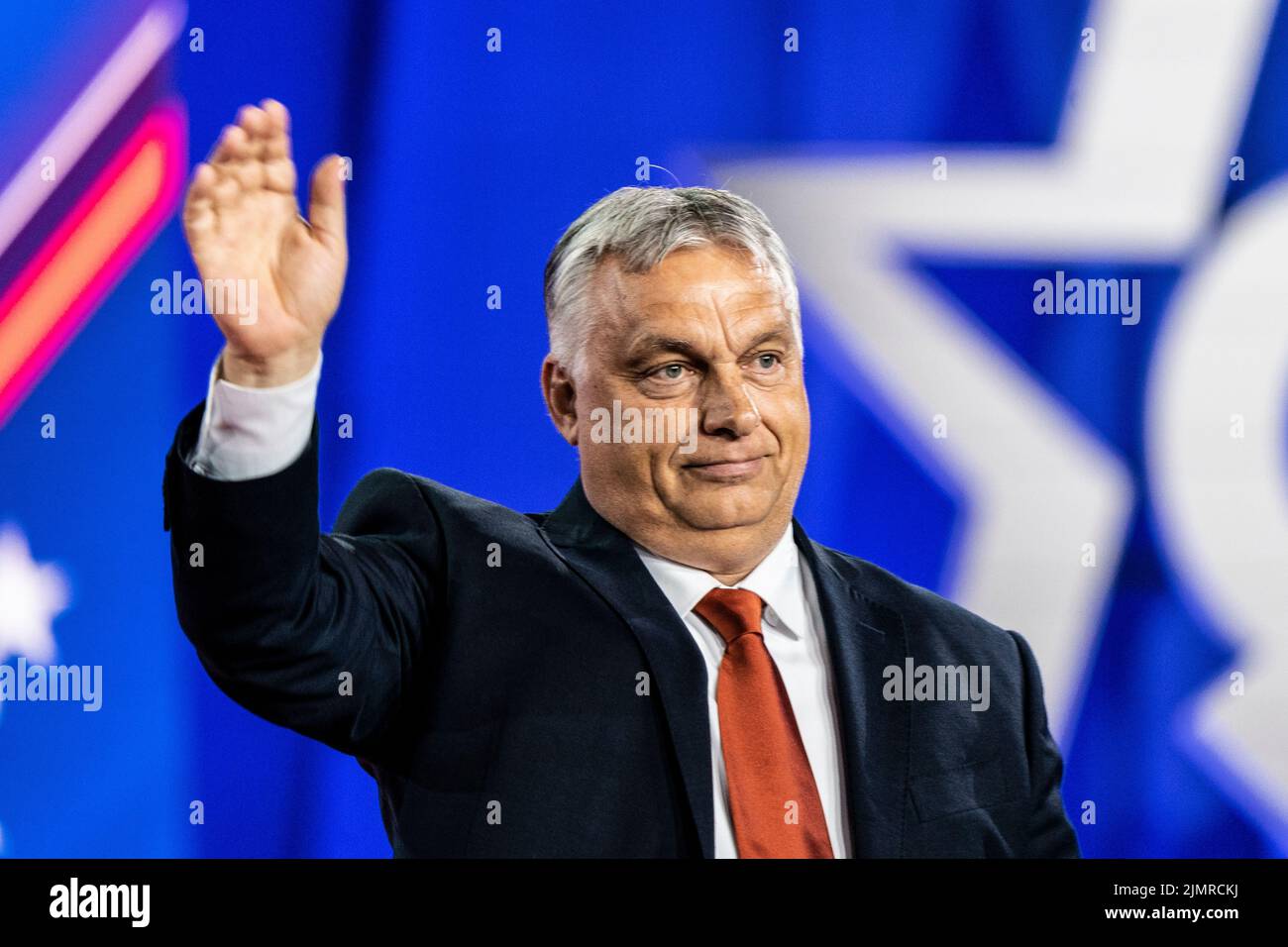 Dallas, TX - August 4, 2022: Prime Minister of Hungary Victor Orban