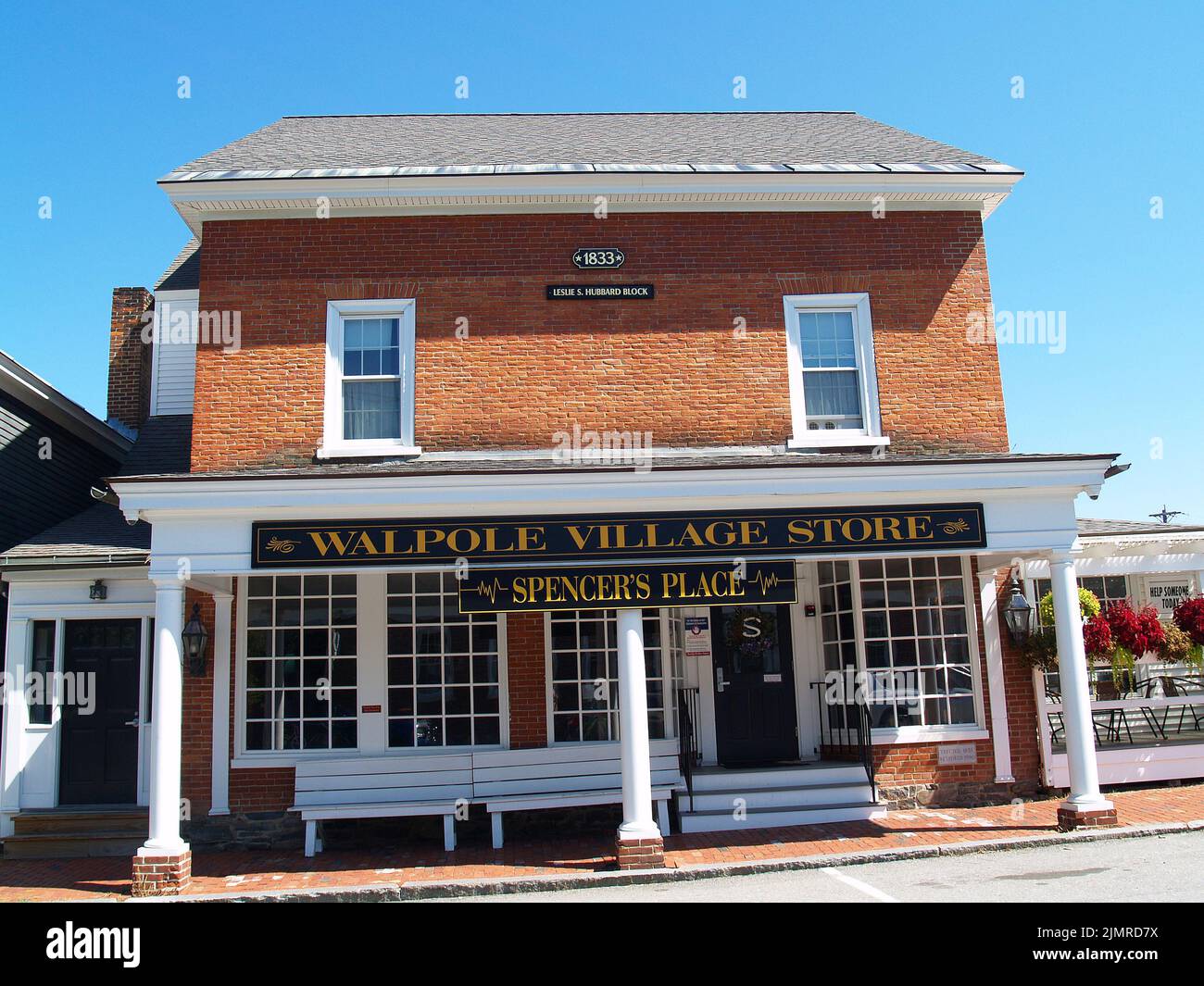 Walpole Village Store,Walpole,New Hampshire Stock Photo