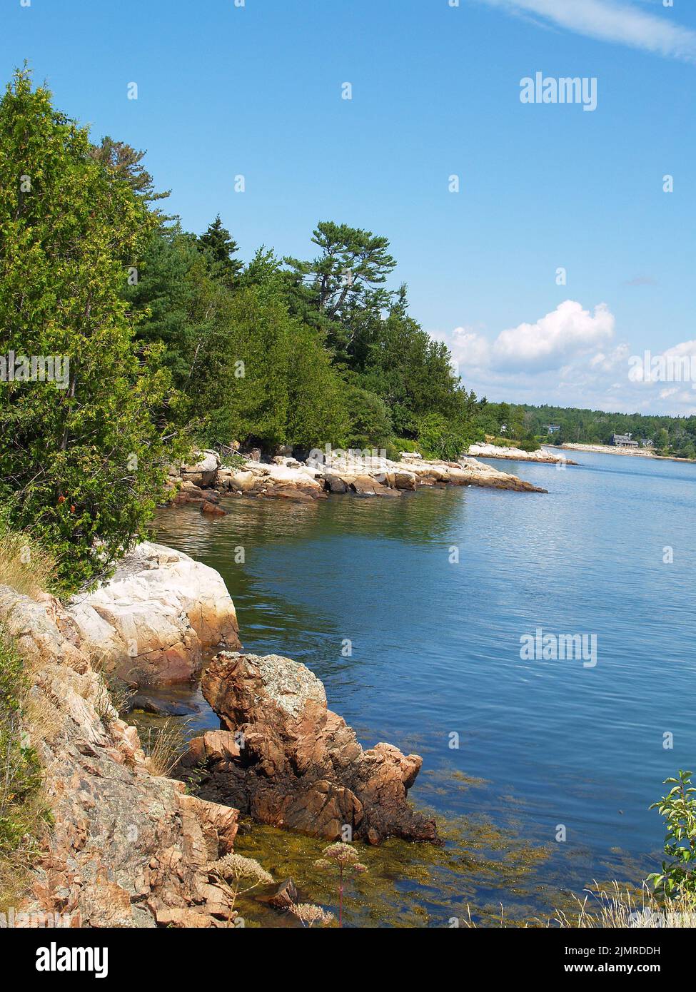 Coastal Maine Stock Photo