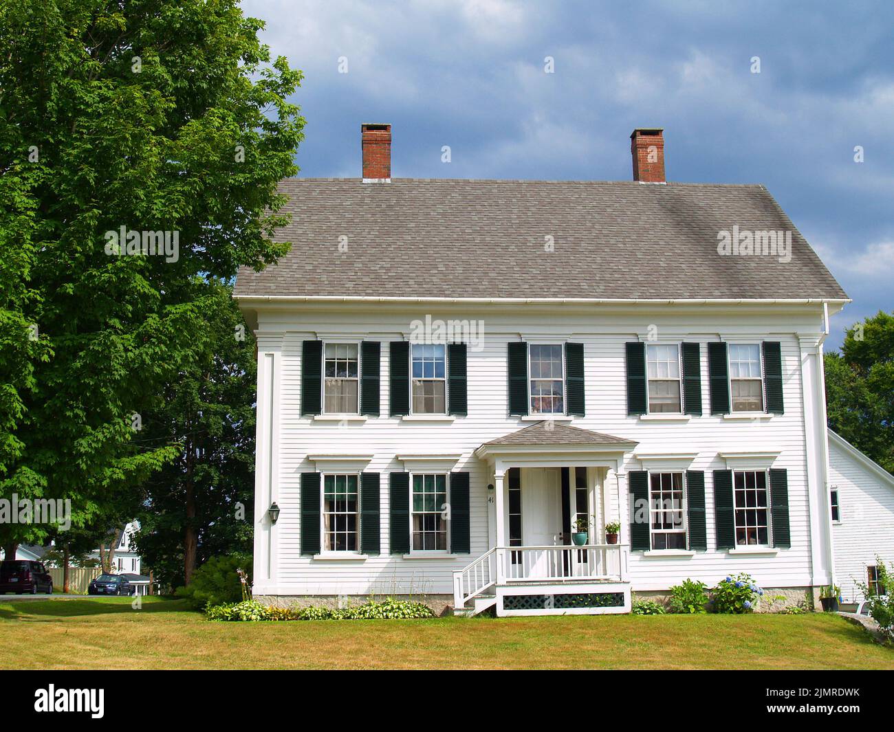 Historic house in Castine,ME Stock Photo Alamy