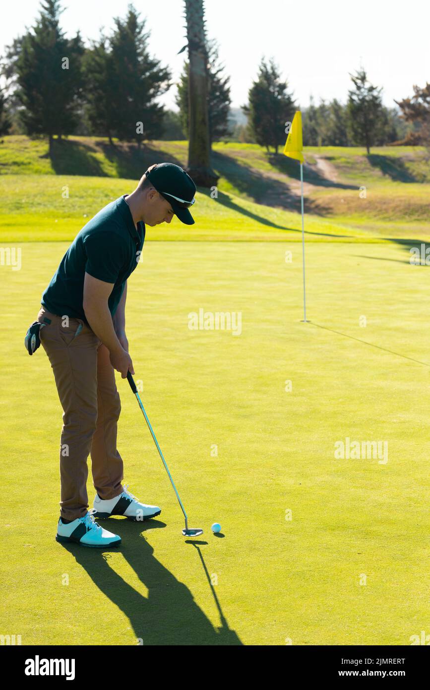 Hitting golf ball in water hires stock photography and images Alamy