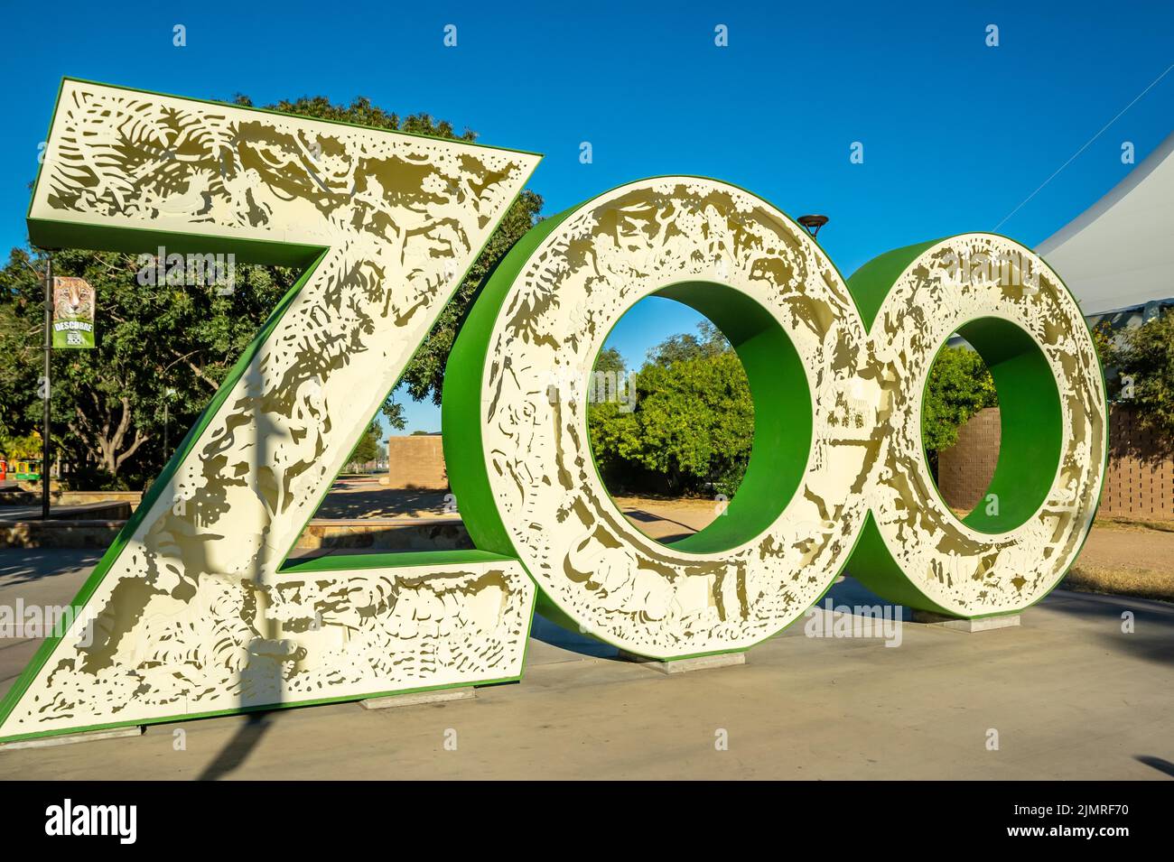 A bright and colorful expansive zoo with 4 zones in Reid Park Zoo, Arizona Stock Photo Alamy