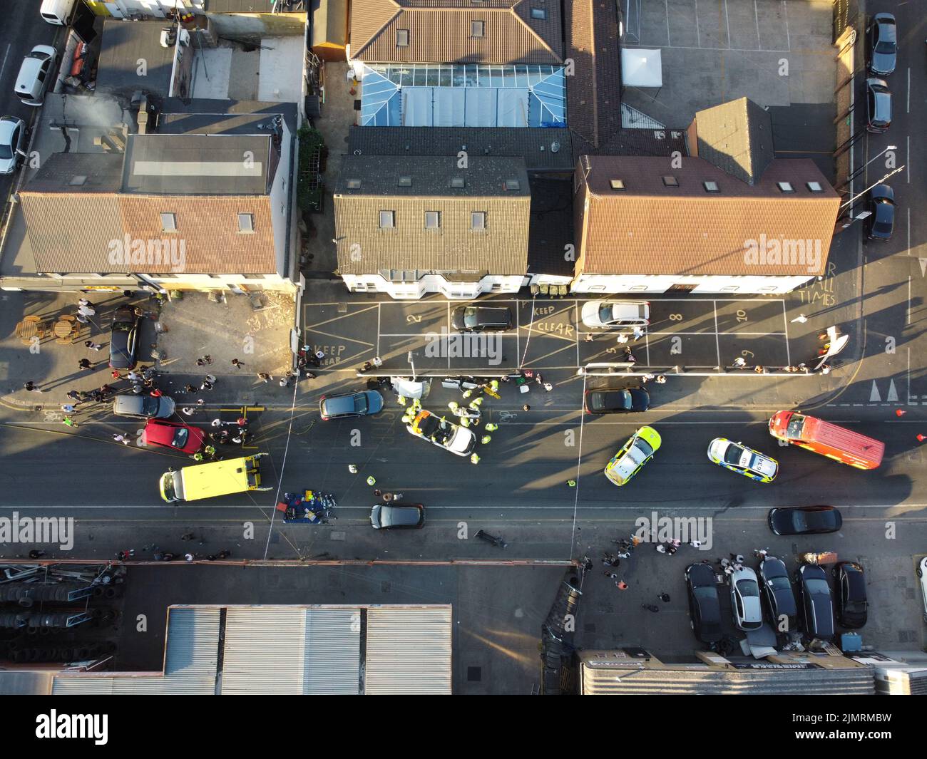 Aerial ambulance police hires stock photography and images Alamy