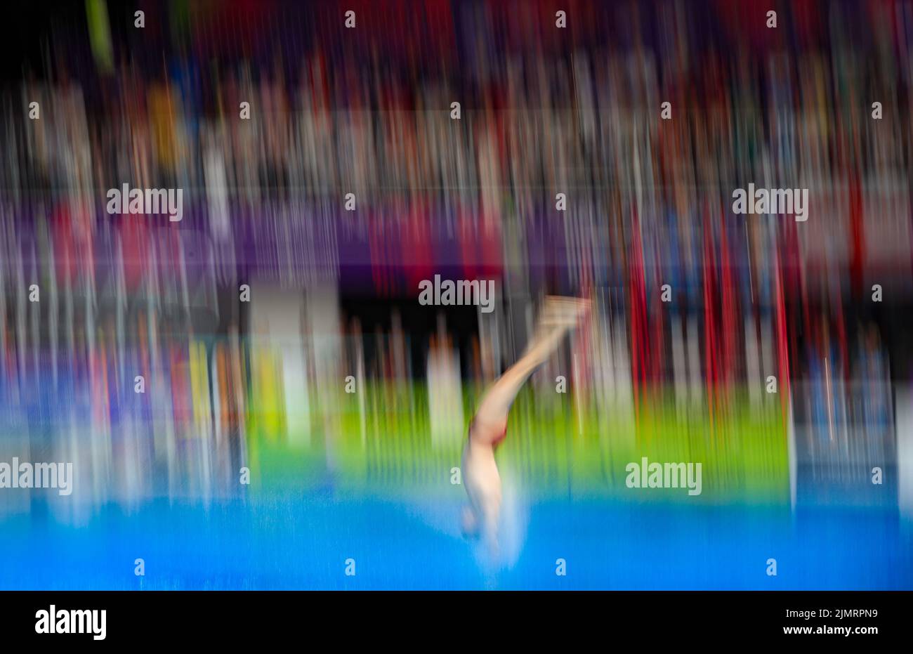 England’s Noah Oliver Williams in action during the Men’s 10m Platform Final at Sandwell Aquatics Centre on day ten of the 2022 Commonwealth Games in Birmingham. Picture date: Sunday August 7, 2022. Stock Photo