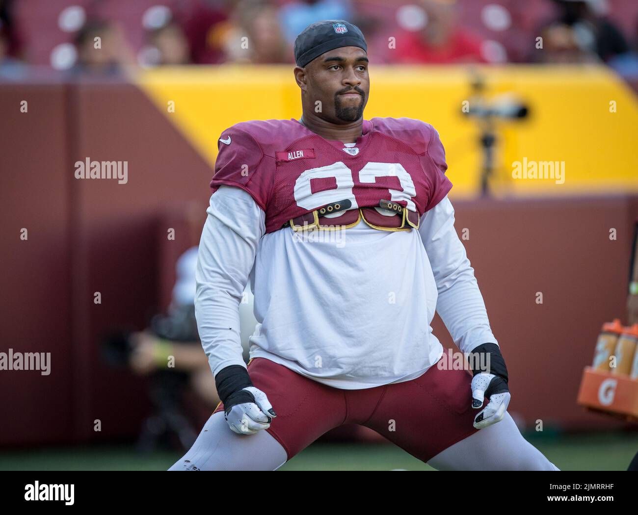 August 6, 2022: Washington Commanders defensive tackle Jonathan Allen