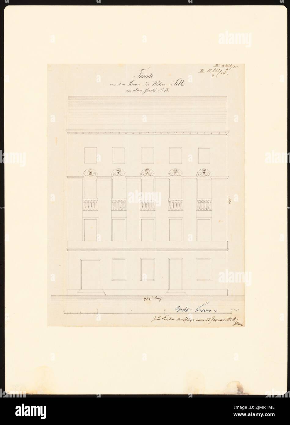 Roland potsdamer burgerhauser bauaufnahmen sog ziller mapp hires stock
