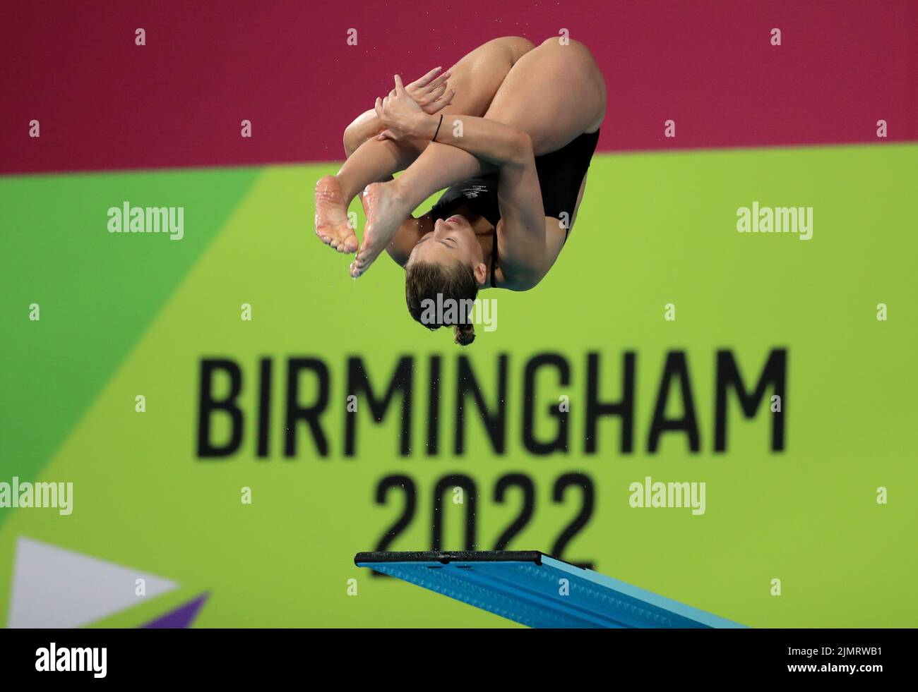Canada’s Margo Claire Erlam in action during the Women’s 3m Springboard Final at Sandwell Aquatics Centre on day ten of the 2022 Commonwealth Games in Birmingham. Picture date: Sunday August 7, 2022. Stock Photo