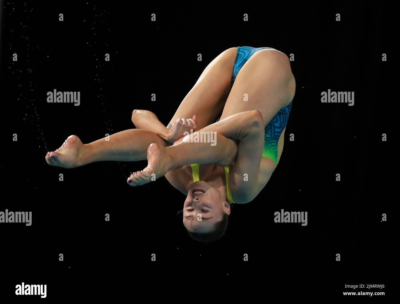 Australia’s Georgia Rae Leslie Sheehan in action during the Women’s 3m Springboard Final at Sandwell Aquatics Centre on day ten of the 2022 Commonwealth Games in Birmingham. Picture date: Sunday August 7, 2022. Stock Photo