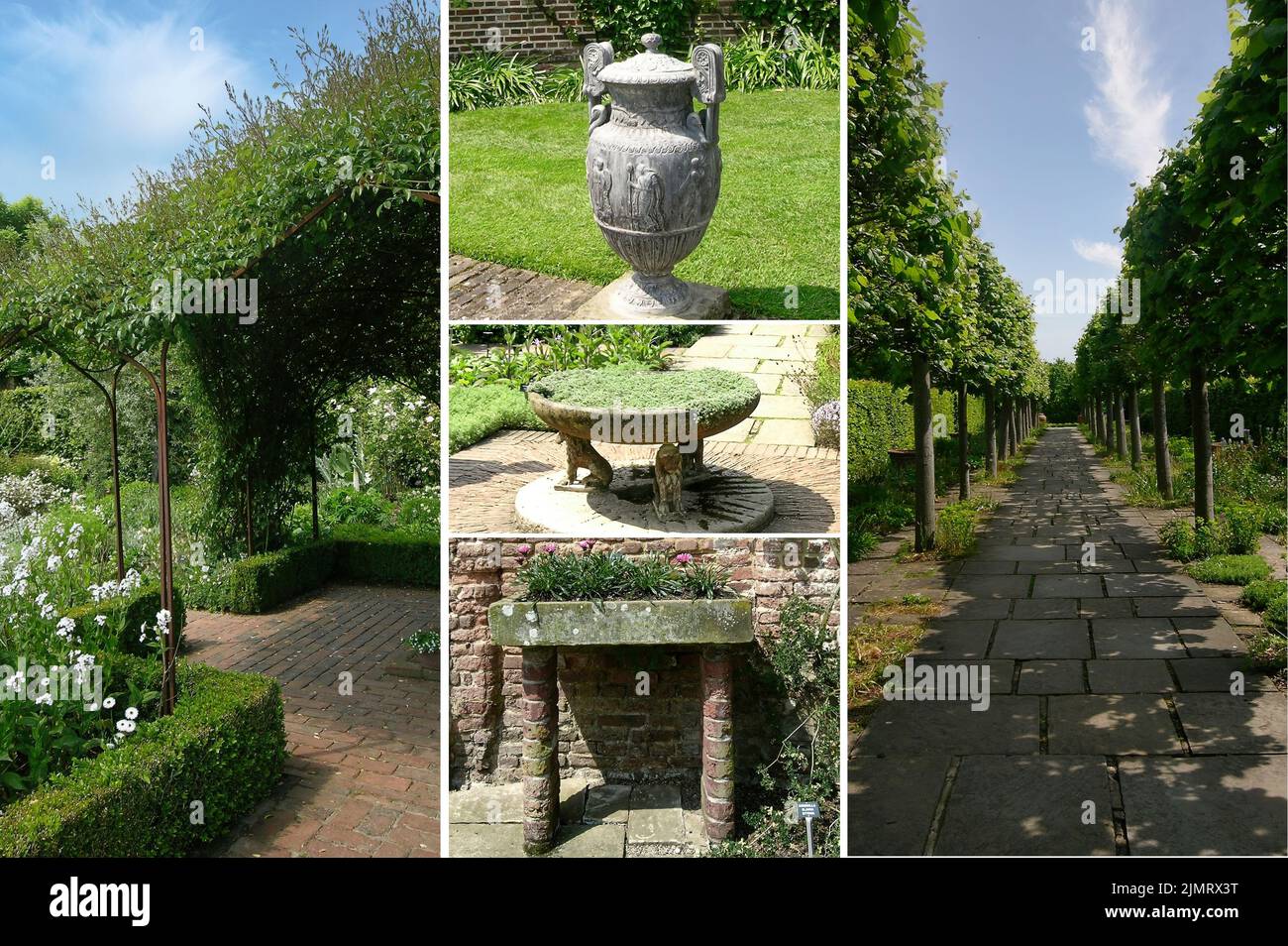 The Elizabethan tower at Sissinghurst in summer, one of the most famous