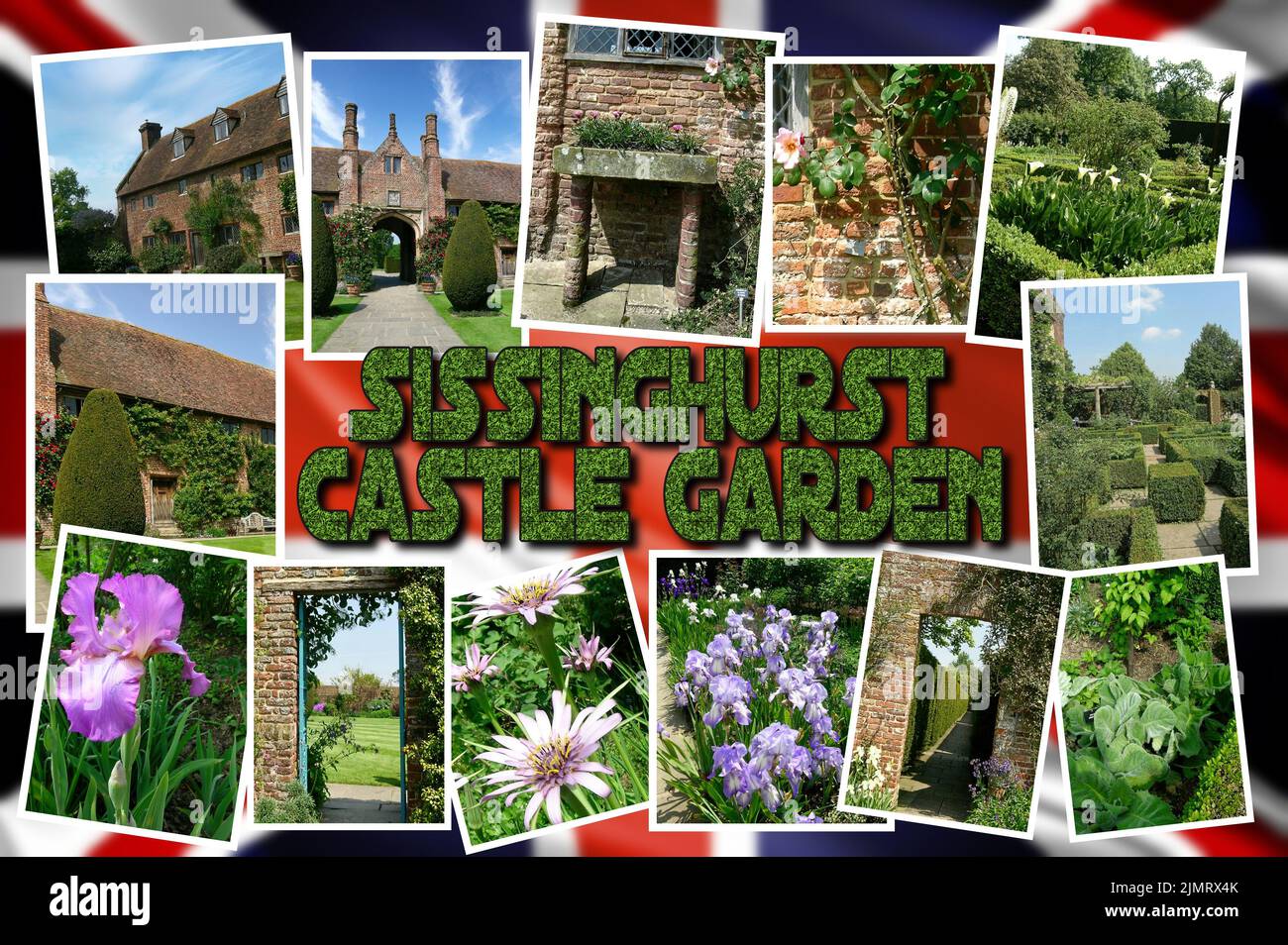 The Elizabethan tower at Sissinghurst in summer, one of the most famous