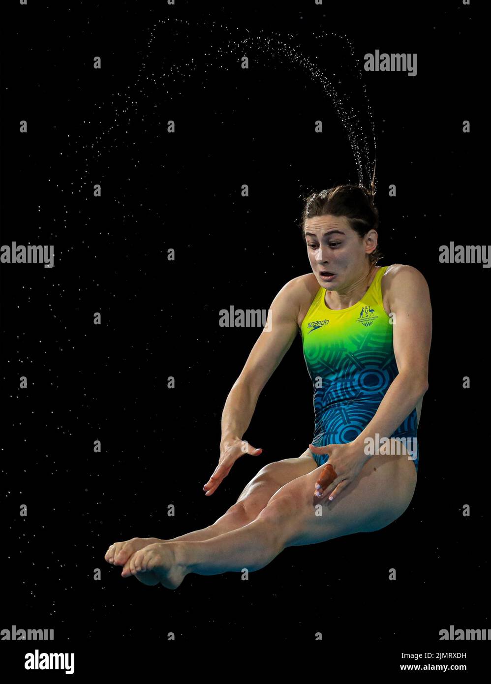 Australia’s Maddison Keeney in action during the Women’s 3m Springboard Final at Sandwell Aquatics Centre on day ten of the 2022 Commonwealth Games in Birmingham. Picture date: Sunday August 7, 2022. Stock Photo