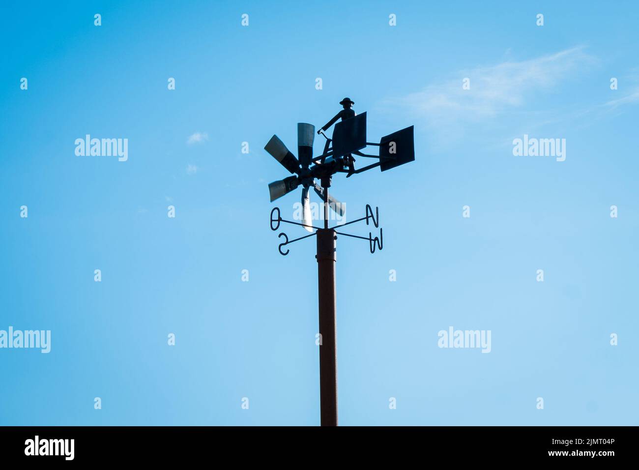 Anemometer, instrument to measures wind speed and direction. Fun