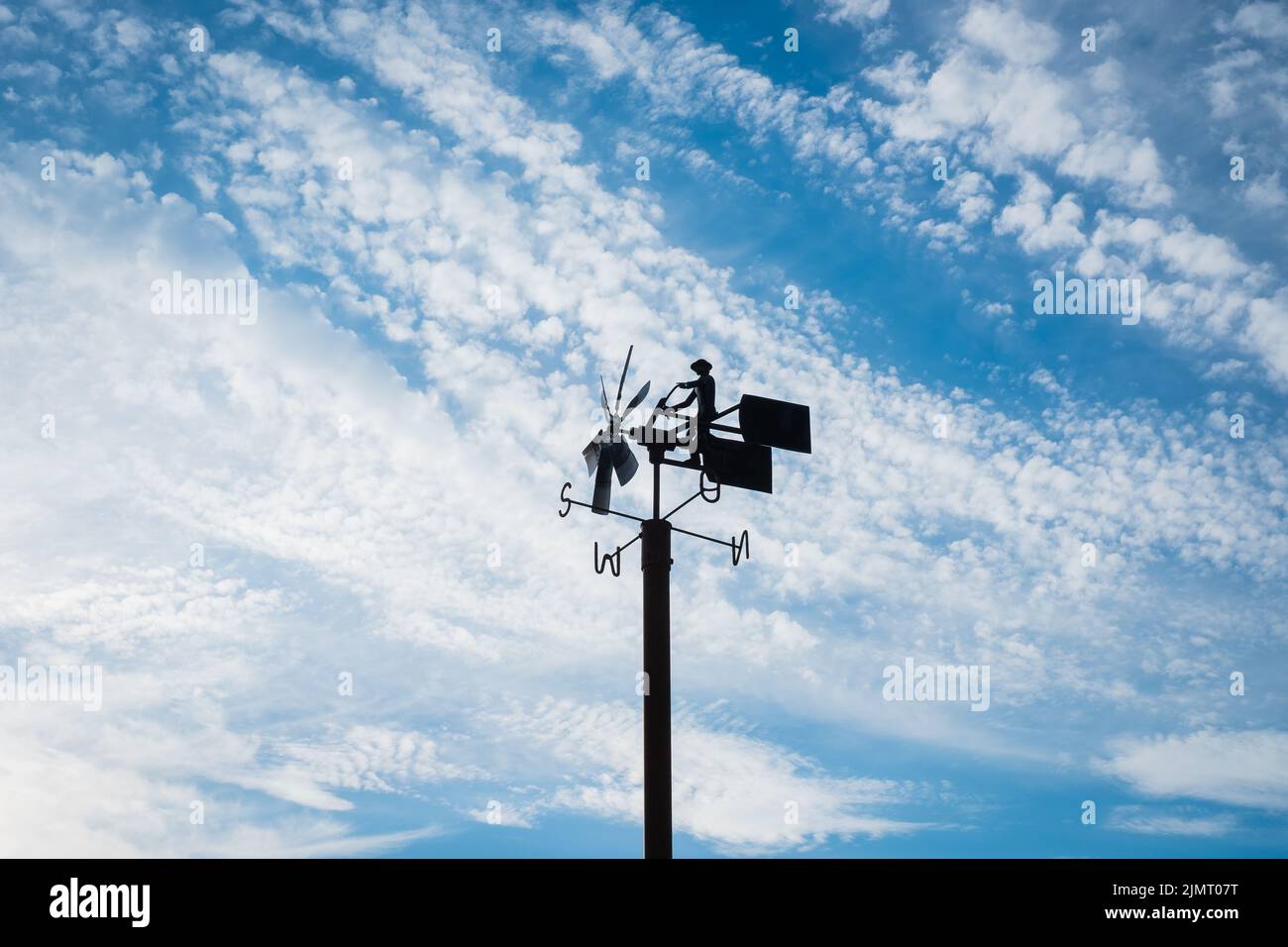 Anemometer, instrument to measures wind speed and direction. Fun