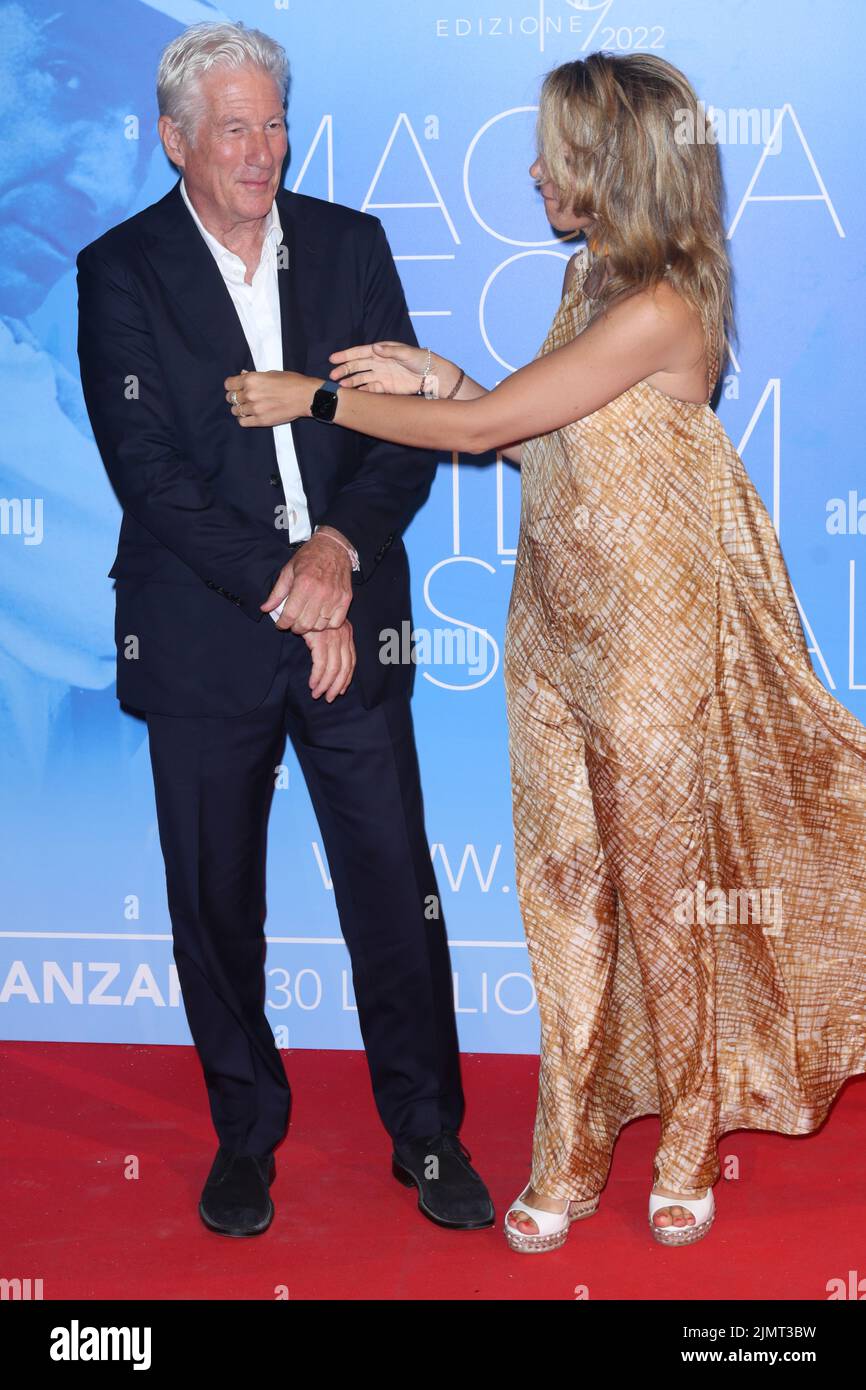 Richard Gere , Alejandra Silva 19th Edition Magna Graecia Film Festival