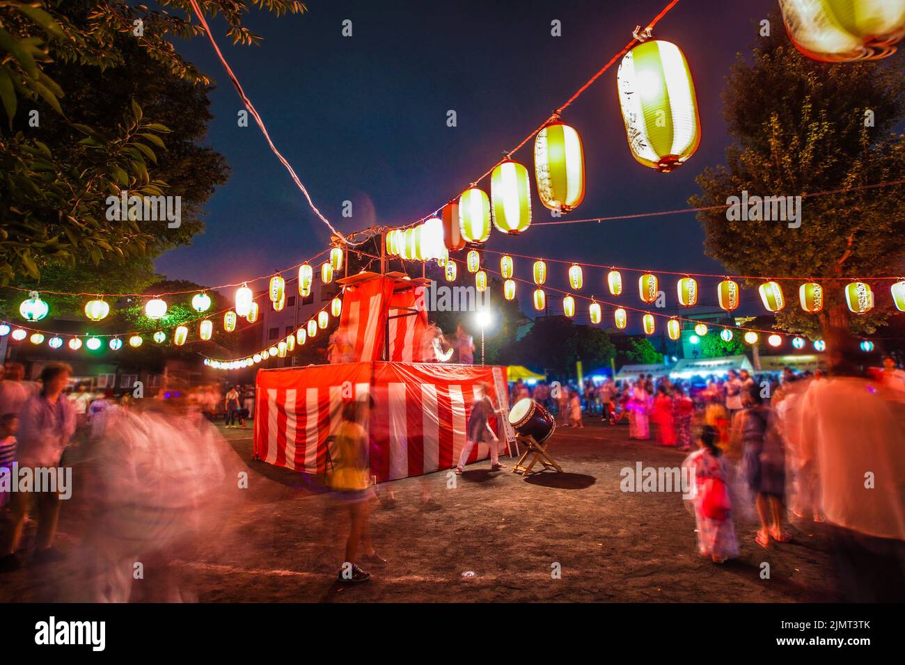 Bon Odori image of summer festival Stock Photo