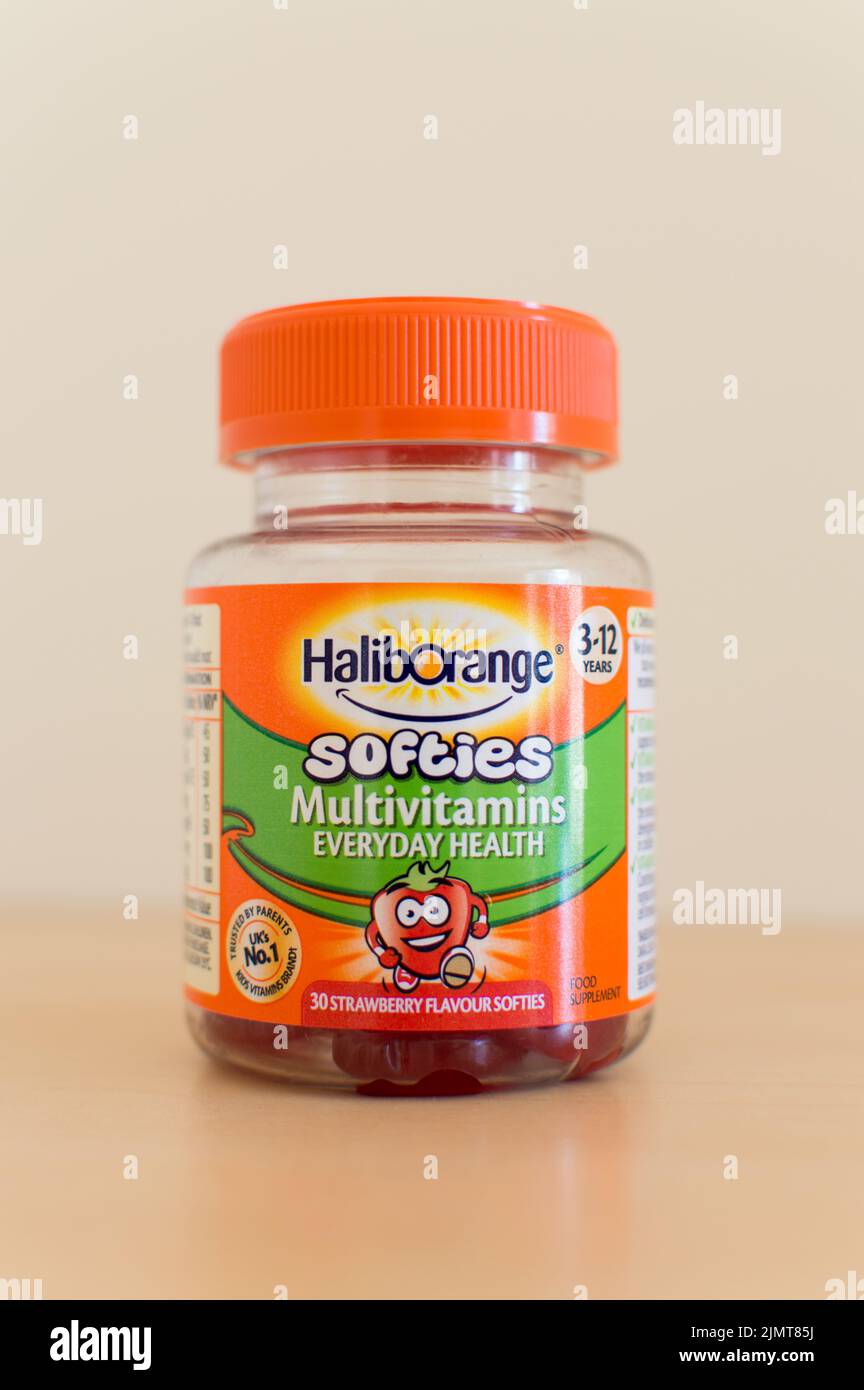 Haliborange softies multivitamins chewies Stock Photo