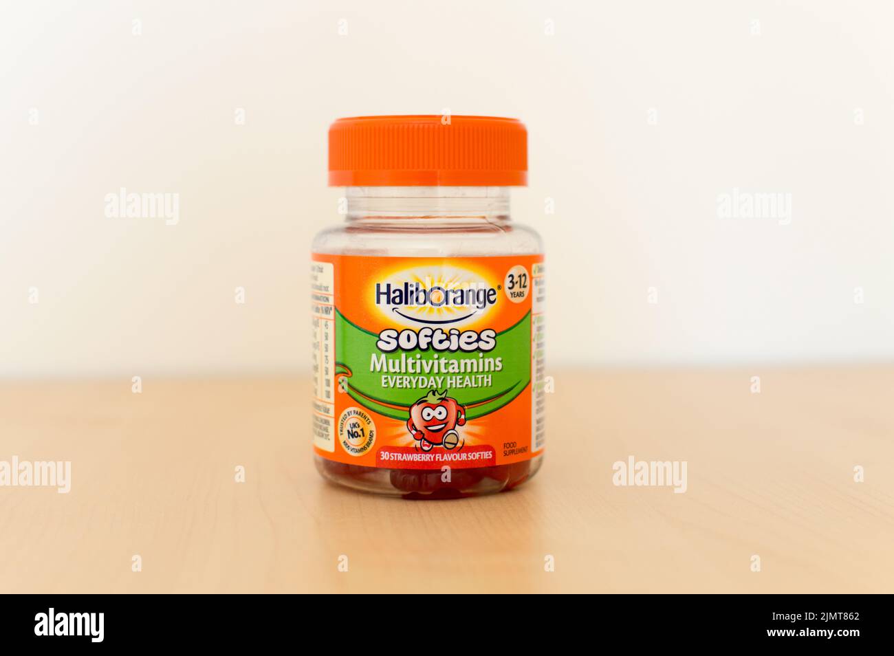 Haliborange softies chewies for Children food supplement Stock Photo