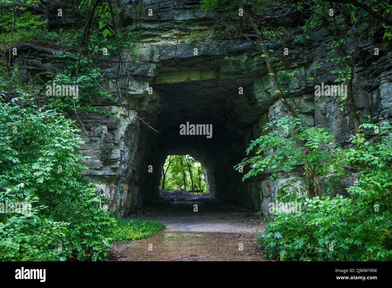Historic Boone Tunnel - Wilmore - Kentucky Stock Photo