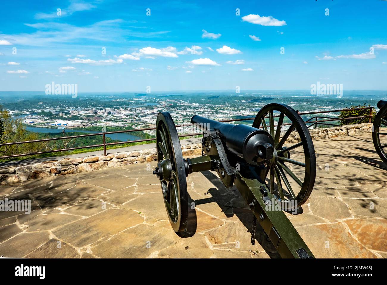 Chattanooga, Tennessee, USA views from Lookout mountain Stock Photo