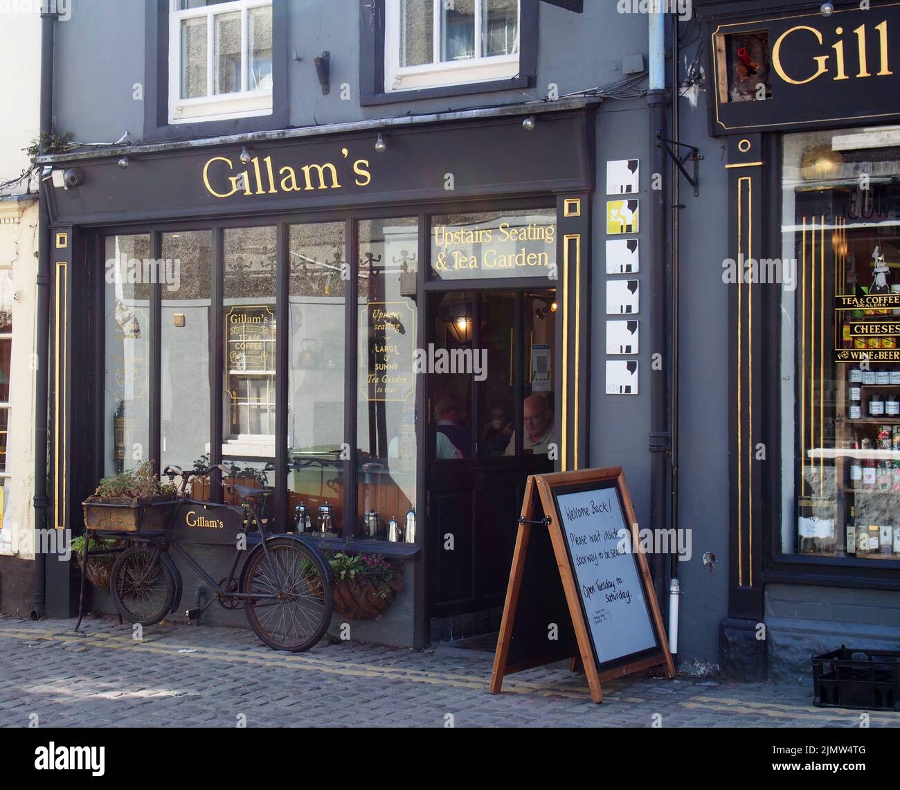 Gillams tea shop and cafe in ulverston cumbria Stock Photo