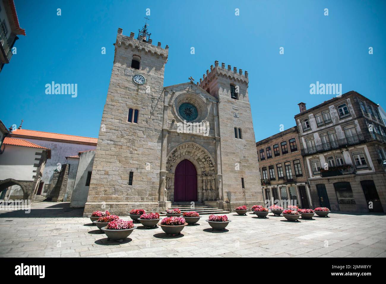 The Cathedral of Viana do Castelo, Portugal. Stock Photo