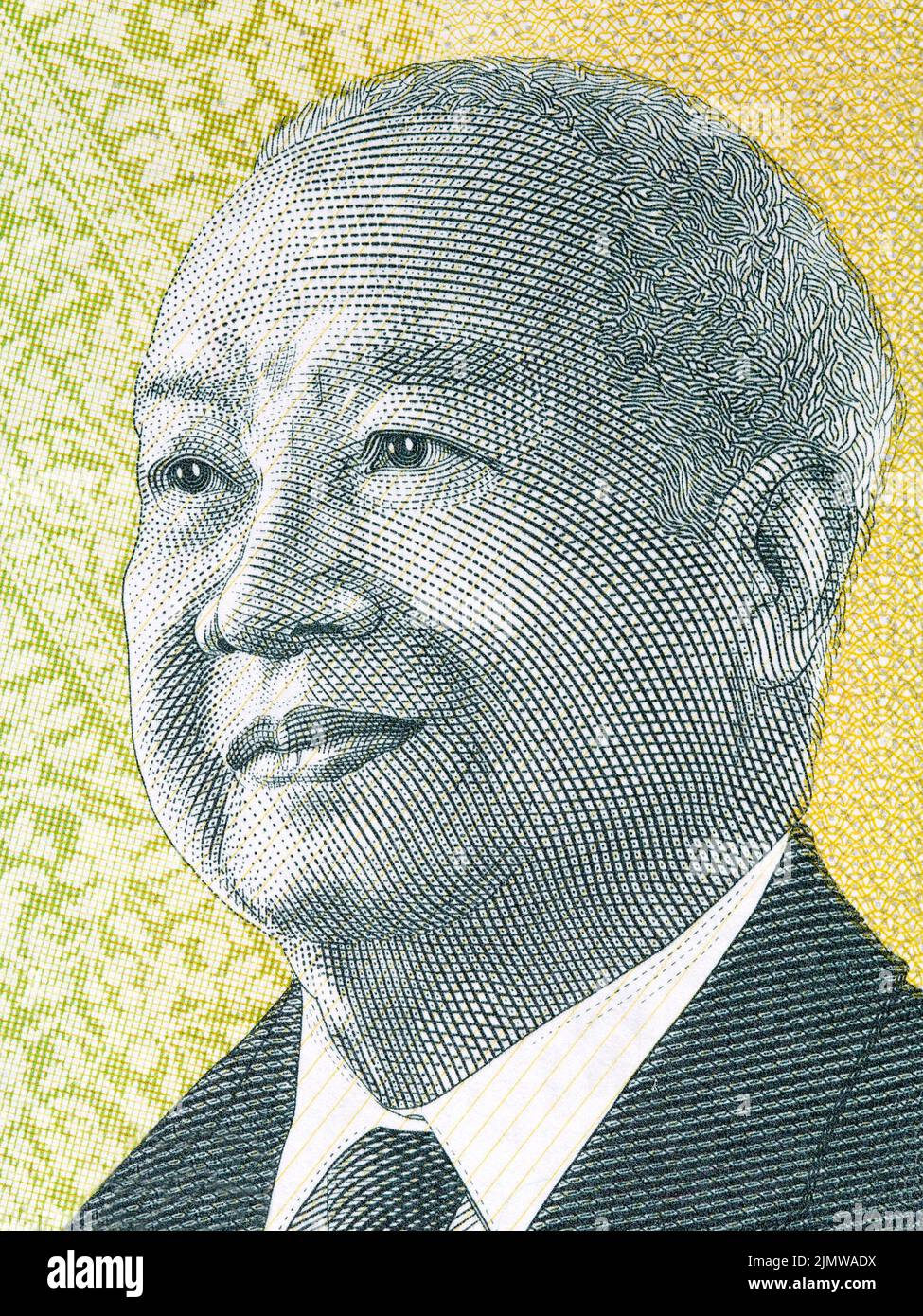 King Norodom Sihanouk, a portrait from Cambodian money Stock Photo Alamy