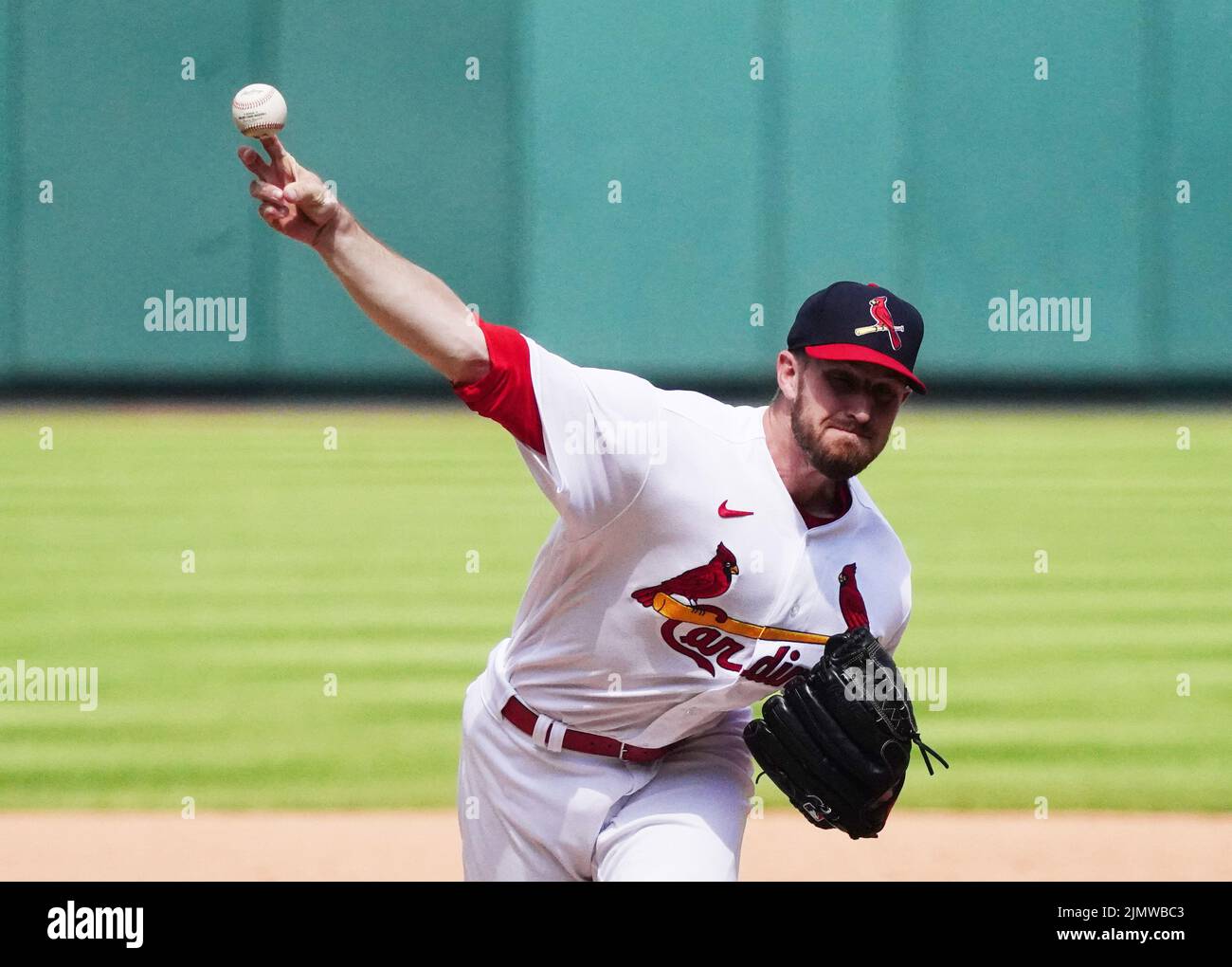 St. Louis, United States. 07th Aug, 2022. St. Louis Cardinals pitcher ...