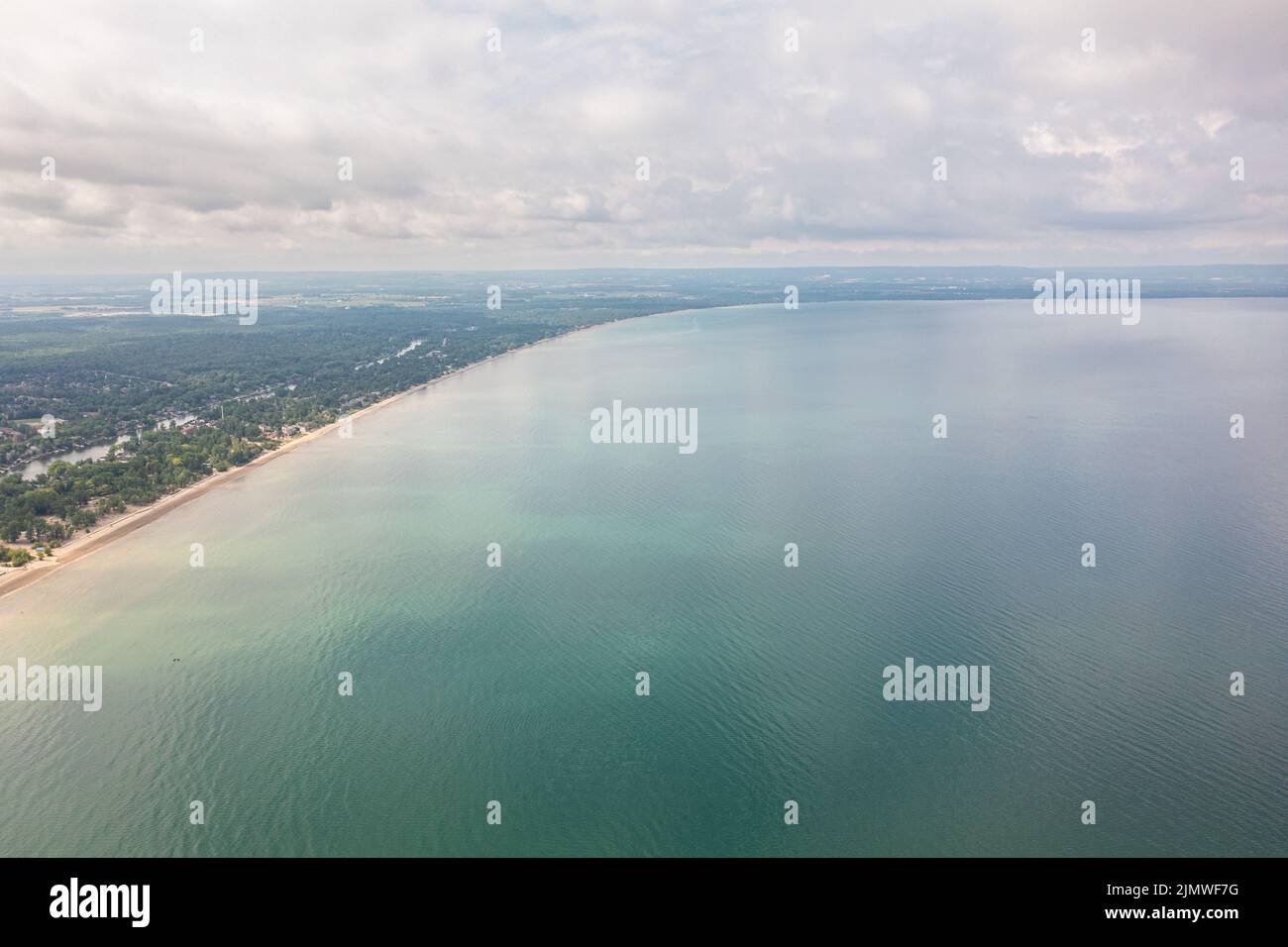 Wasaga Beach summer time shoreline Stock Photo Alamy