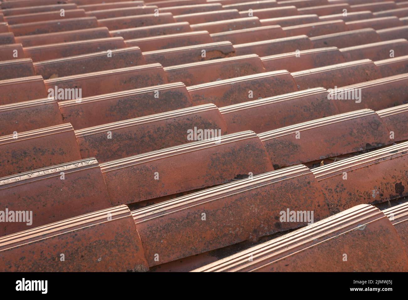 Old roof Stock Photo