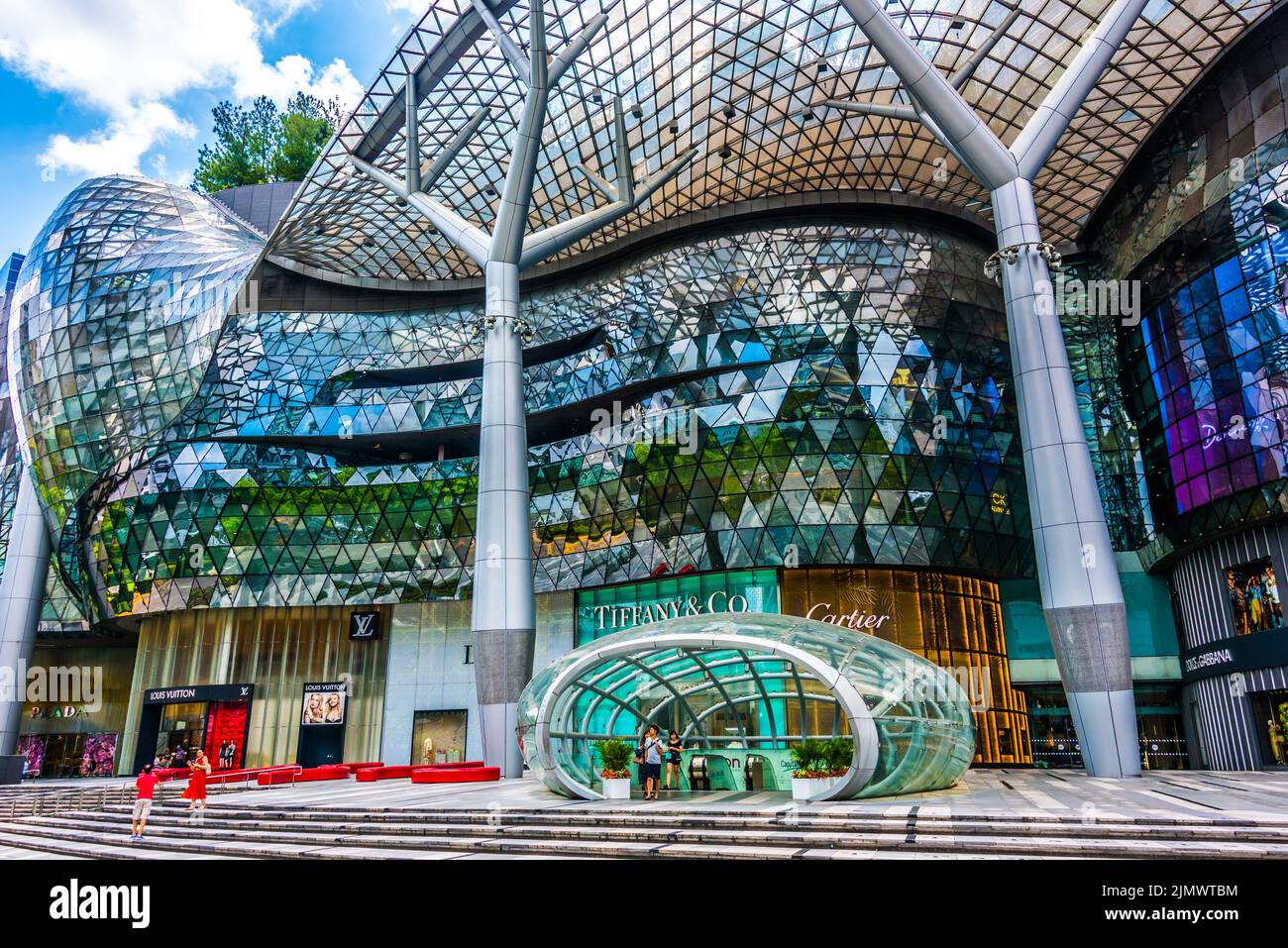 Asia / Singapore - November 22, 2019 : Louis Vuitton LV store in Singapore  Orchard Road ION shopping mall. The Louis Vuitton company operates with mor  Stock Photo - Alamy