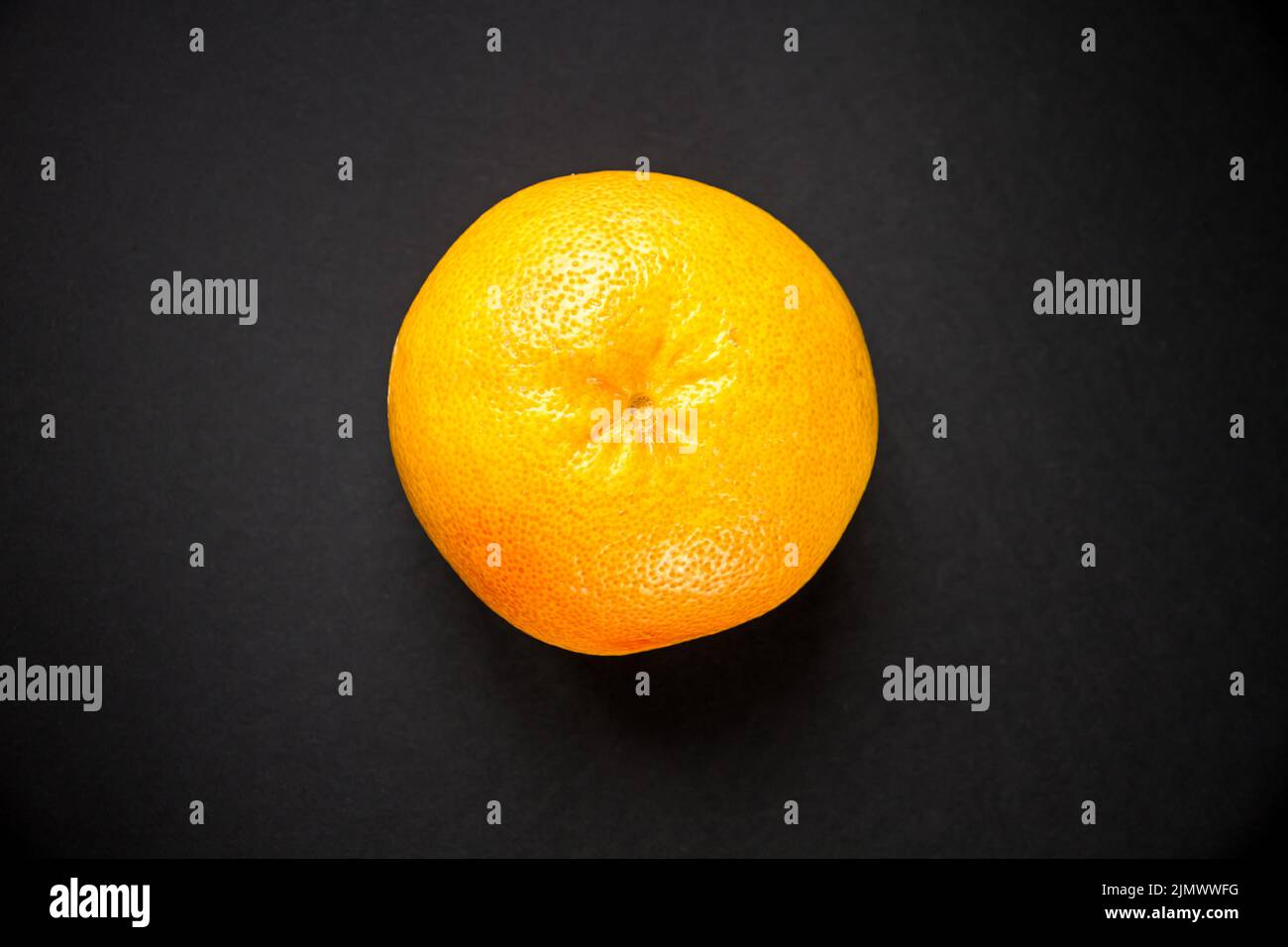 Grapefruit isolated on a black background Stock Photo
