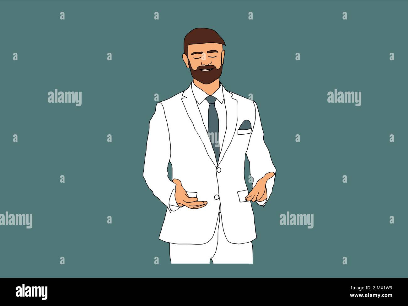 Business man cartoon character.- vector illustration Stock Vector Image ...