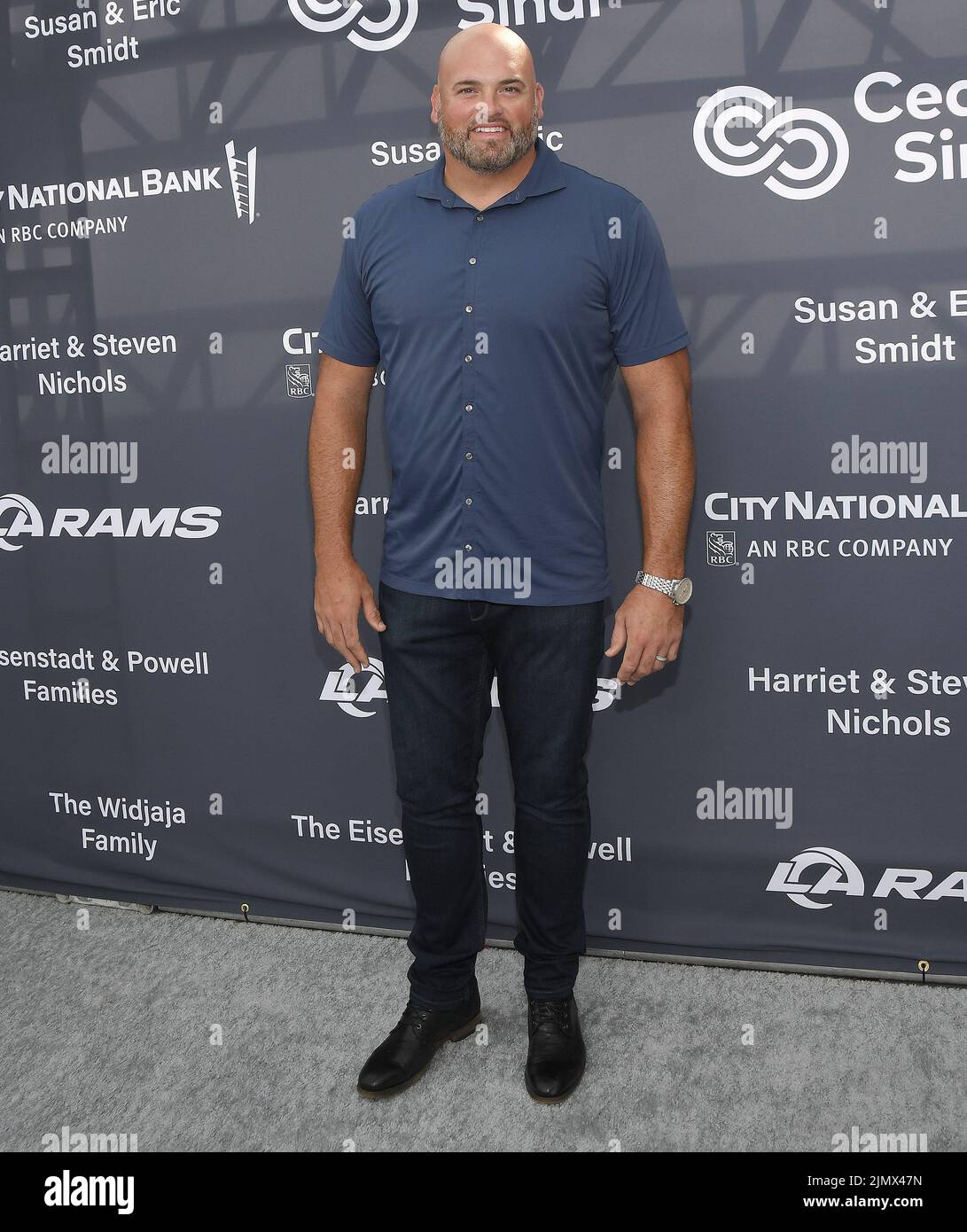 Andrew Whitworth arrives at the Cedars-Sinai Board Of Governors 50th