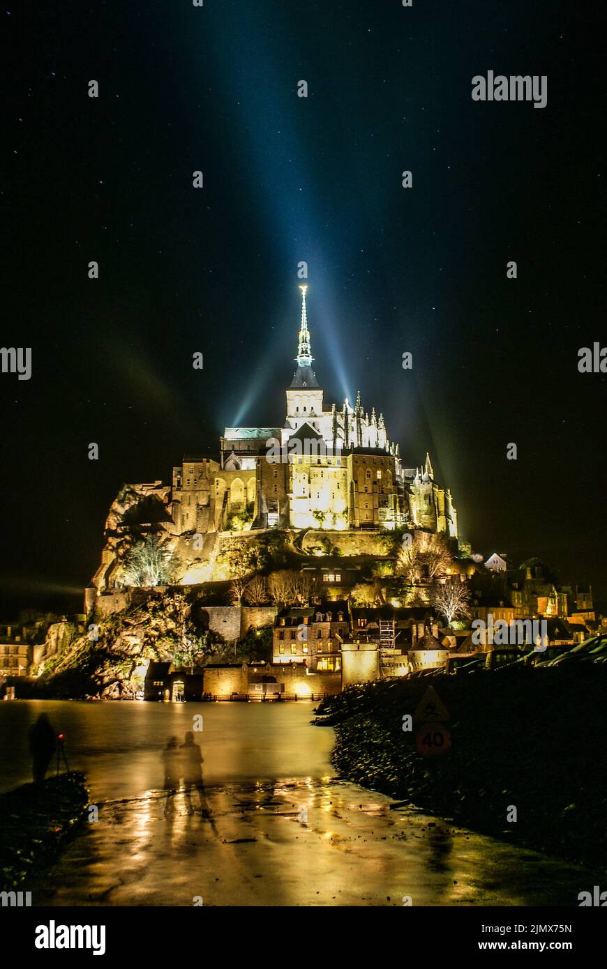 Mont saint michel night hires stock photography and images Alamy