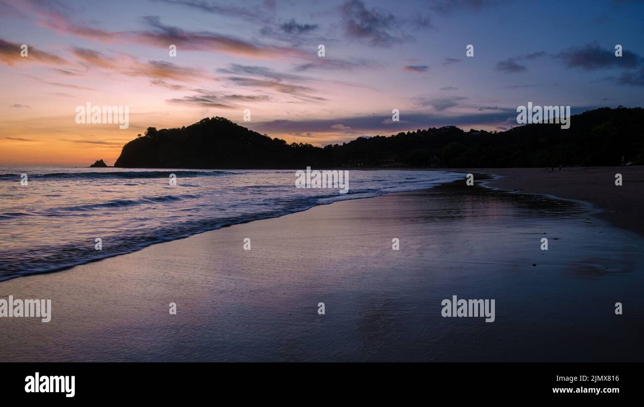 Kantiang Bay Sunset In Koh Lanta Krabi Thailand At The Beach Stock 