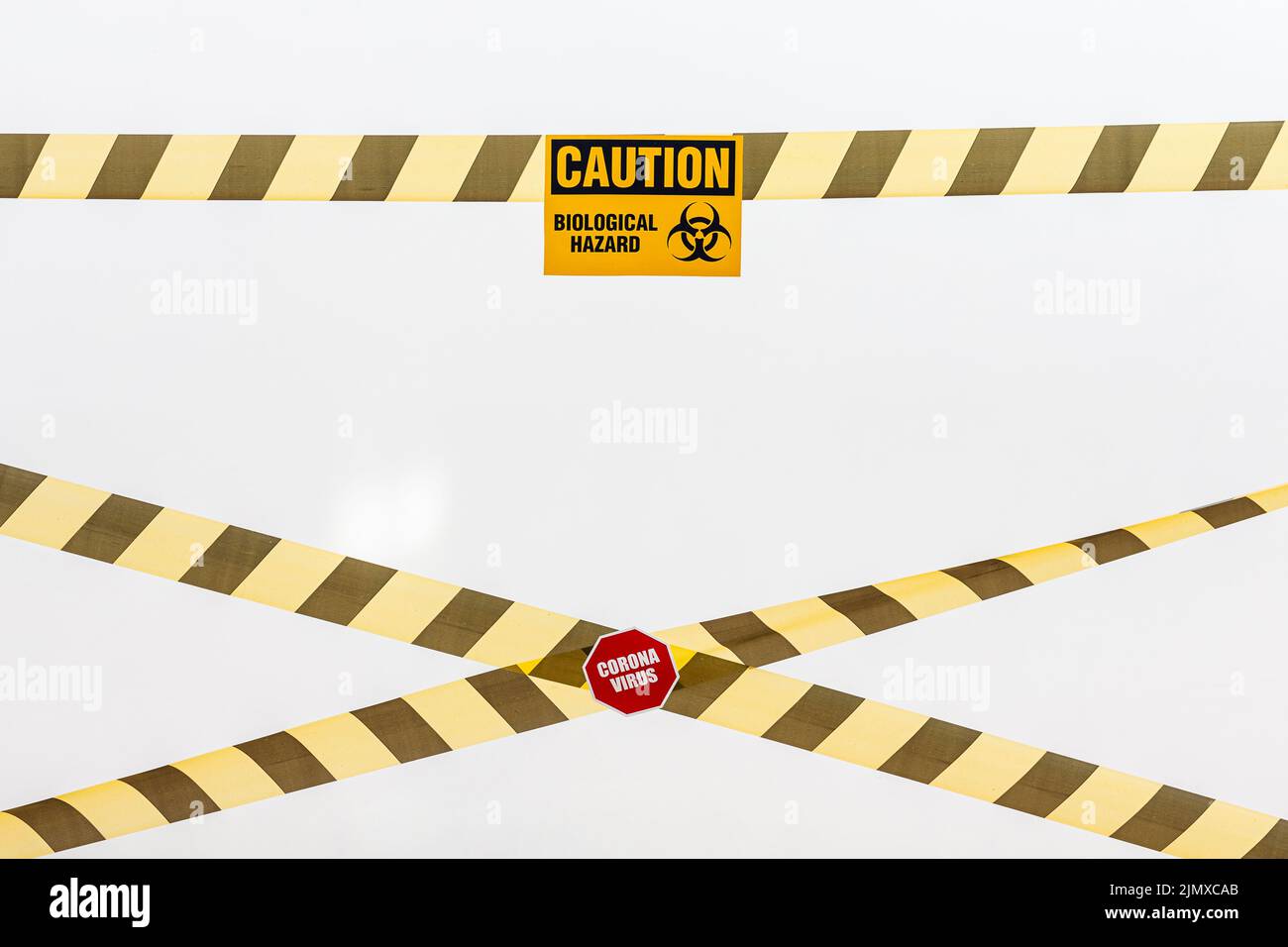 Caution tape danger sign Stock Photo Alamy