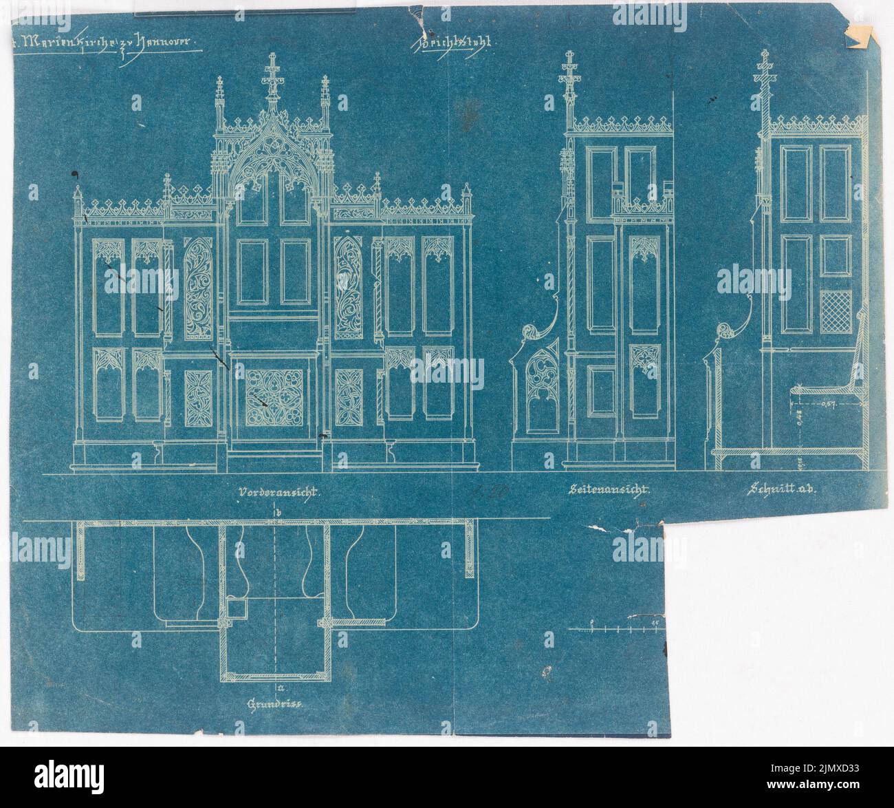 Klomp johannes franziskus 1865 1946 beichstuhl st maria hi res stock