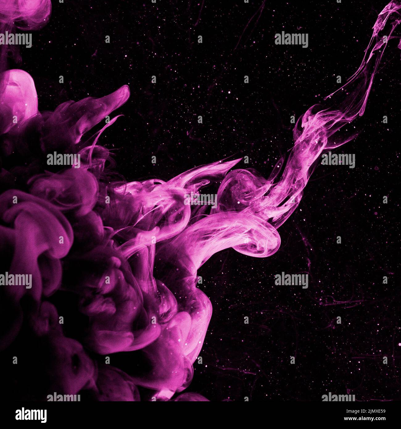 Abstract purple haze dark liquid Stock Photo