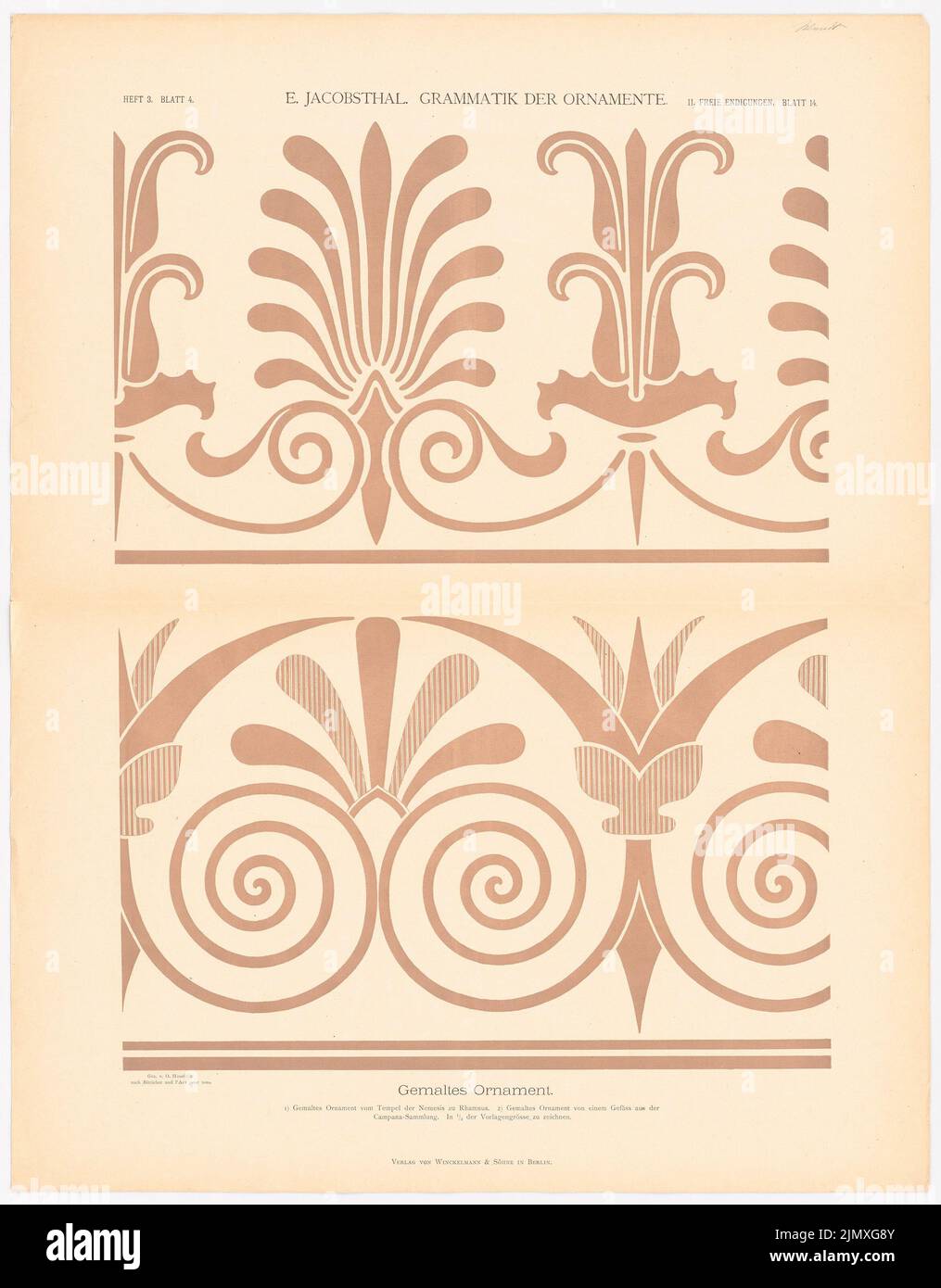 Heft 3 blatt 4 lithographie auf papier druck 46026 hires stock