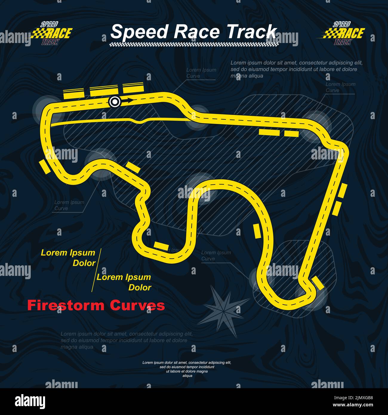 Modern blue track Stock Vector Images - Alamy