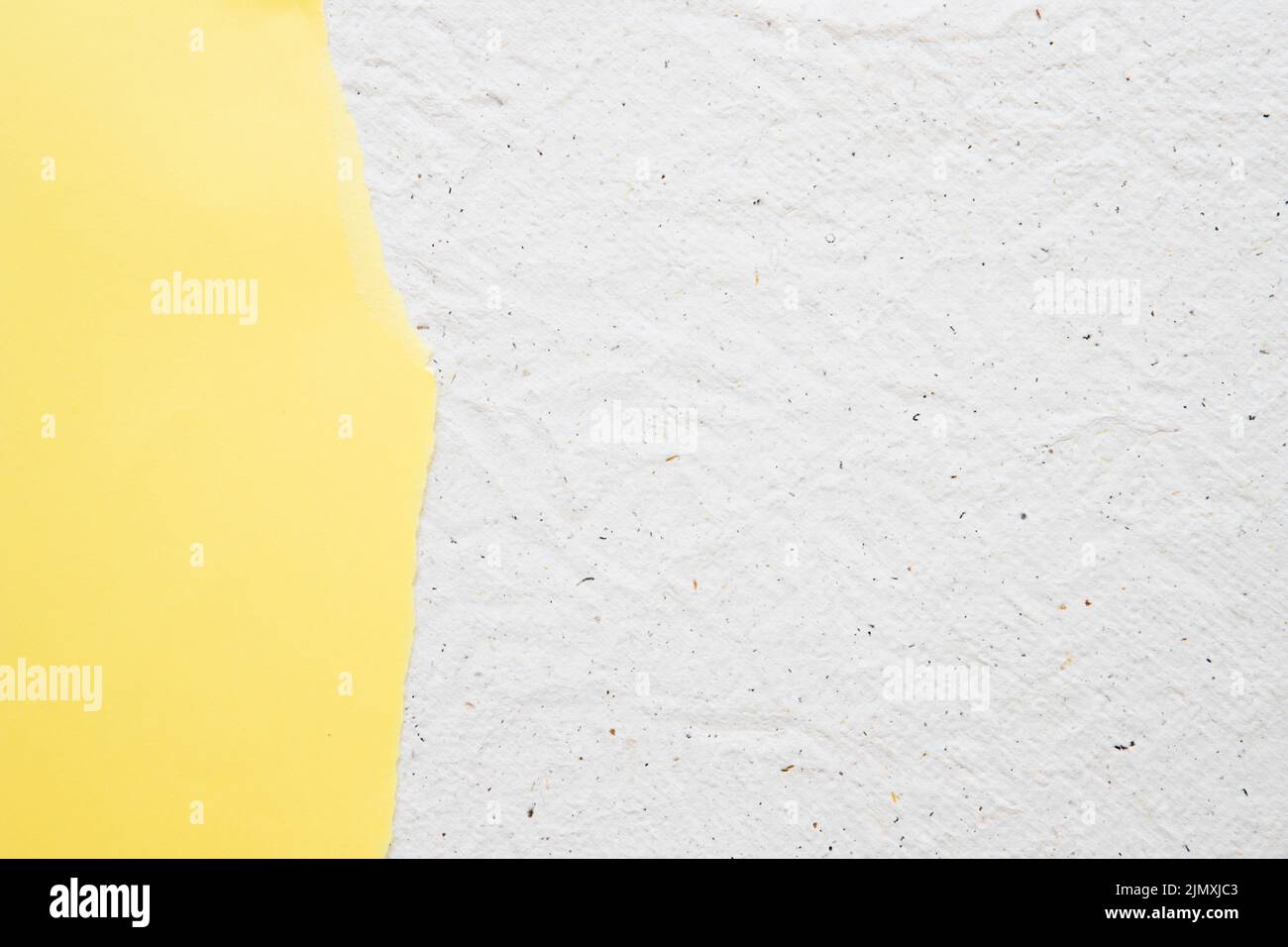 Yellow paper white old textured background Stock Photo