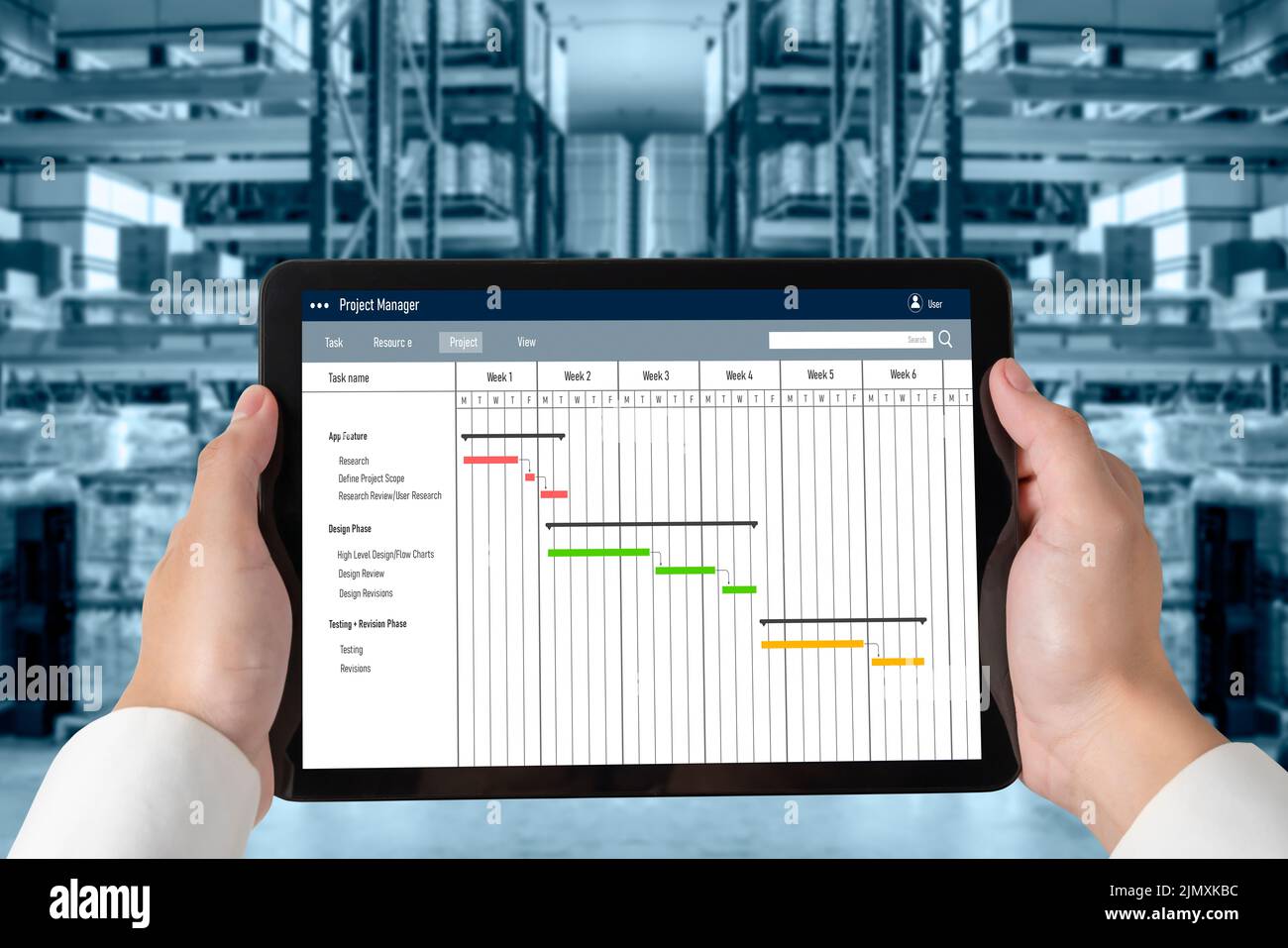Project planning software for modish business project management on the