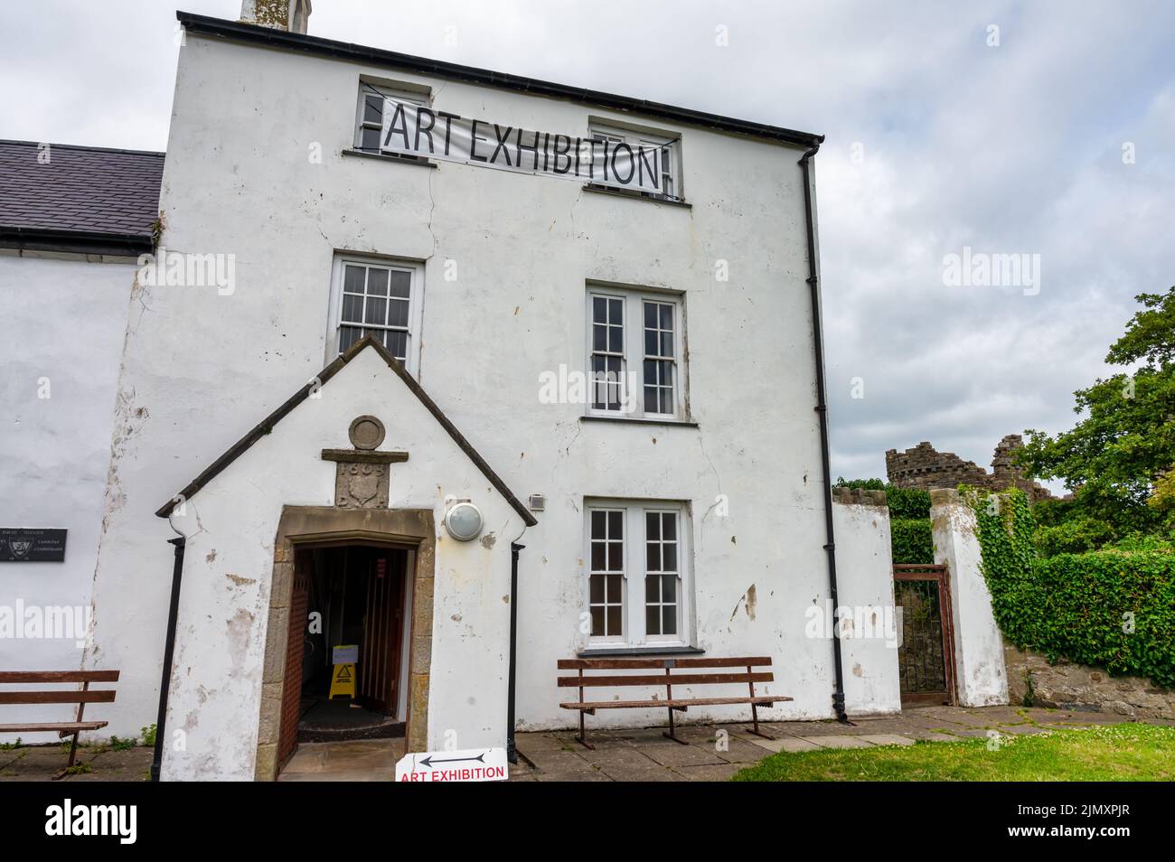 Beaumaris, UK- July 8, 2022: The David Hughes Community Centre  in Beaumaris on the island of Anglesey Wales Stock Photo