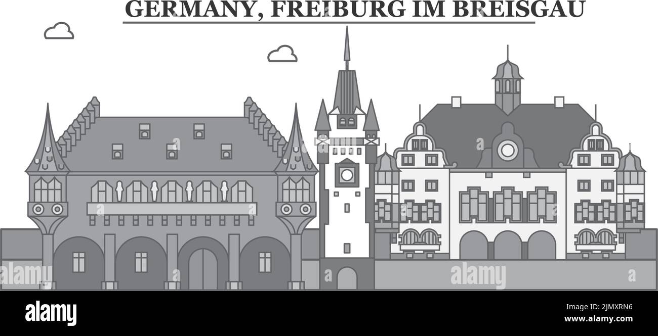 Map of freiburg im breisgau Black and White Stock Photos & Images - Alamy