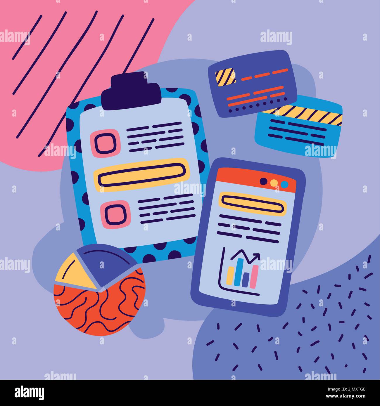 account and auditing in smartphone icons Stock Vector Image & Art - Alamy