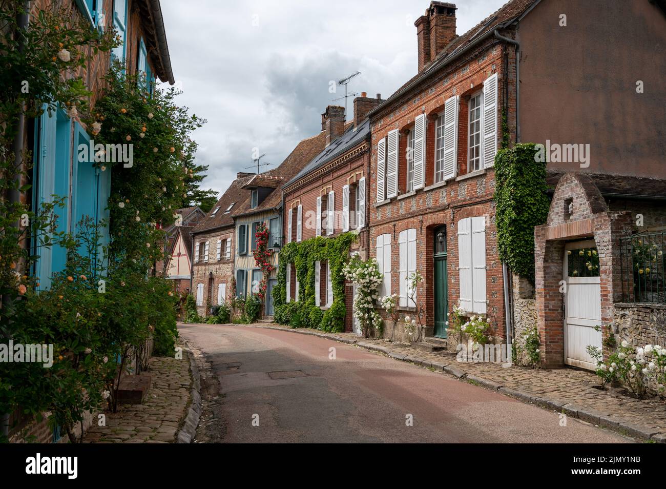 Tourist destination, one of most beautiful french villages, Gerberoy