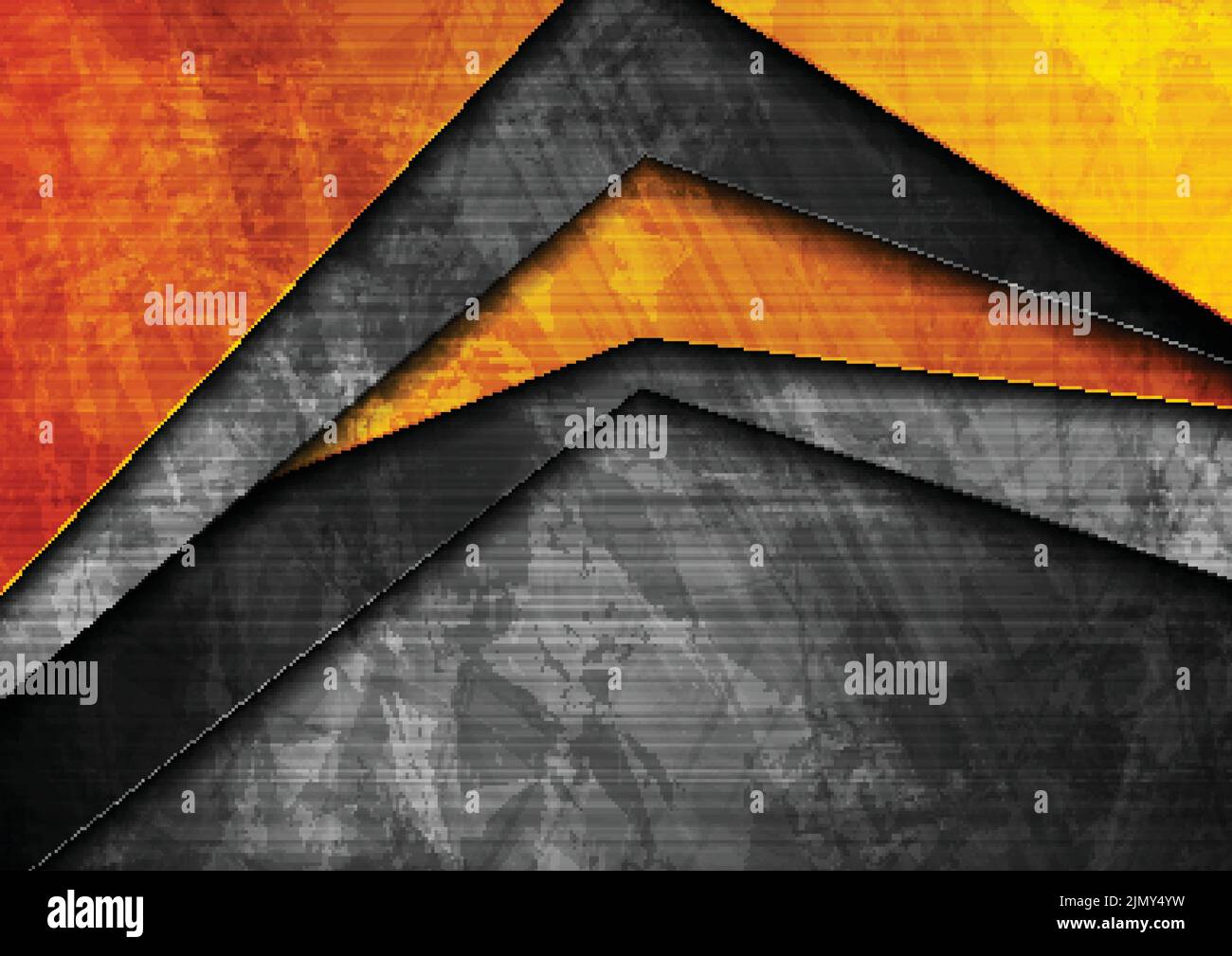 Grunge tech material contrast orange and dark grey corporate texture ...